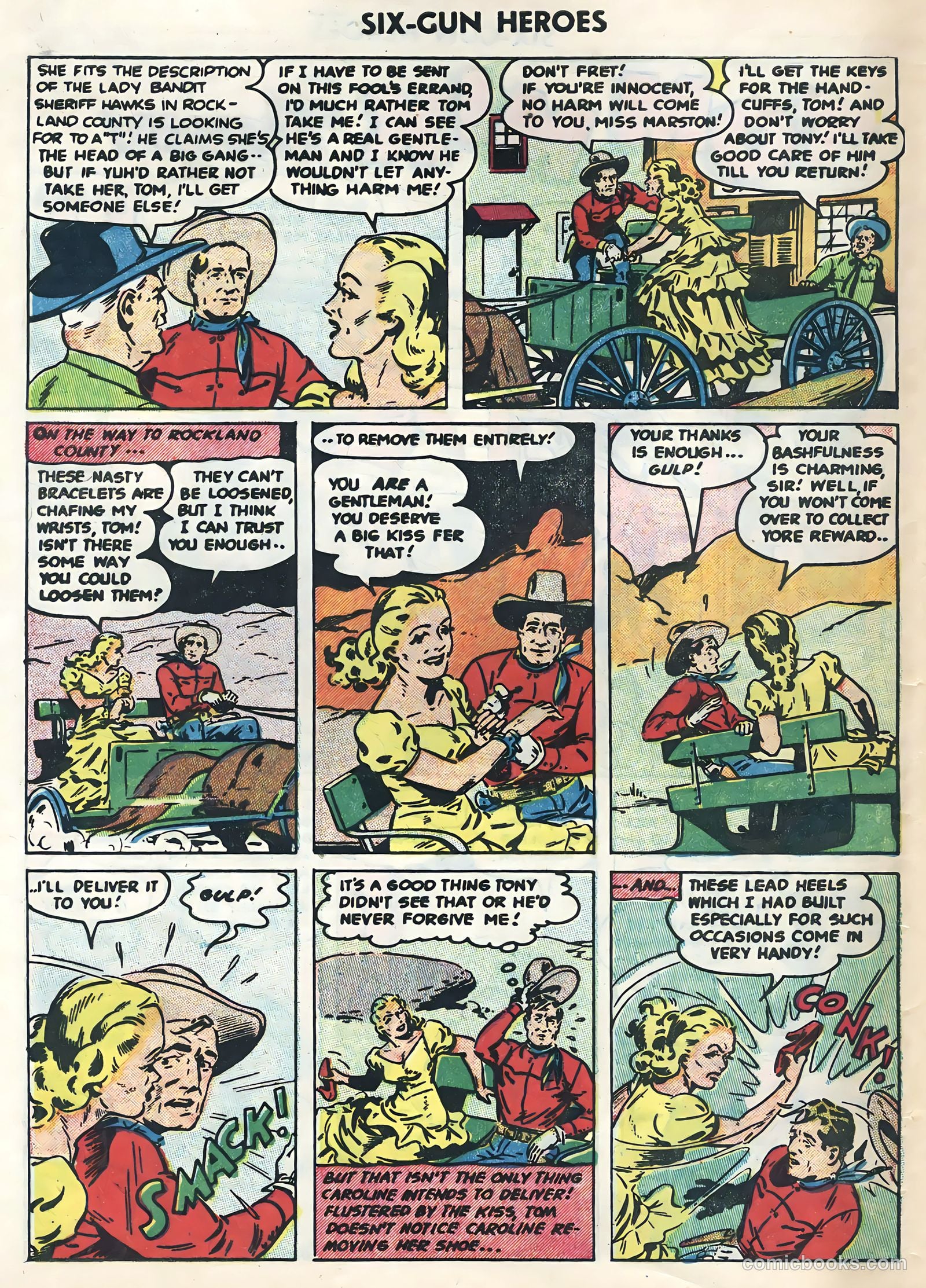 Six-Gun Heroes #31 (1954) — page 28 of 36