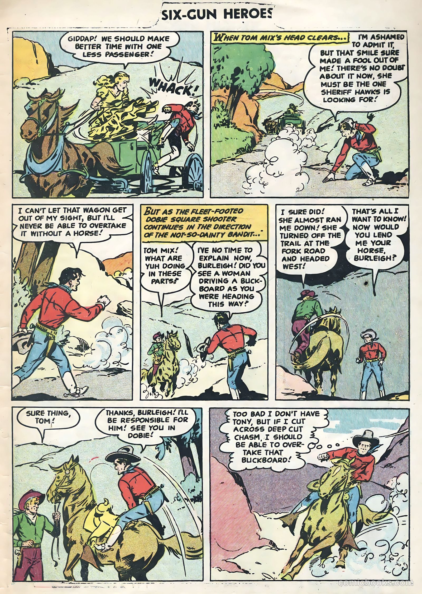 Six-Gun Heroes #31 (1954) — page 29 of 36
