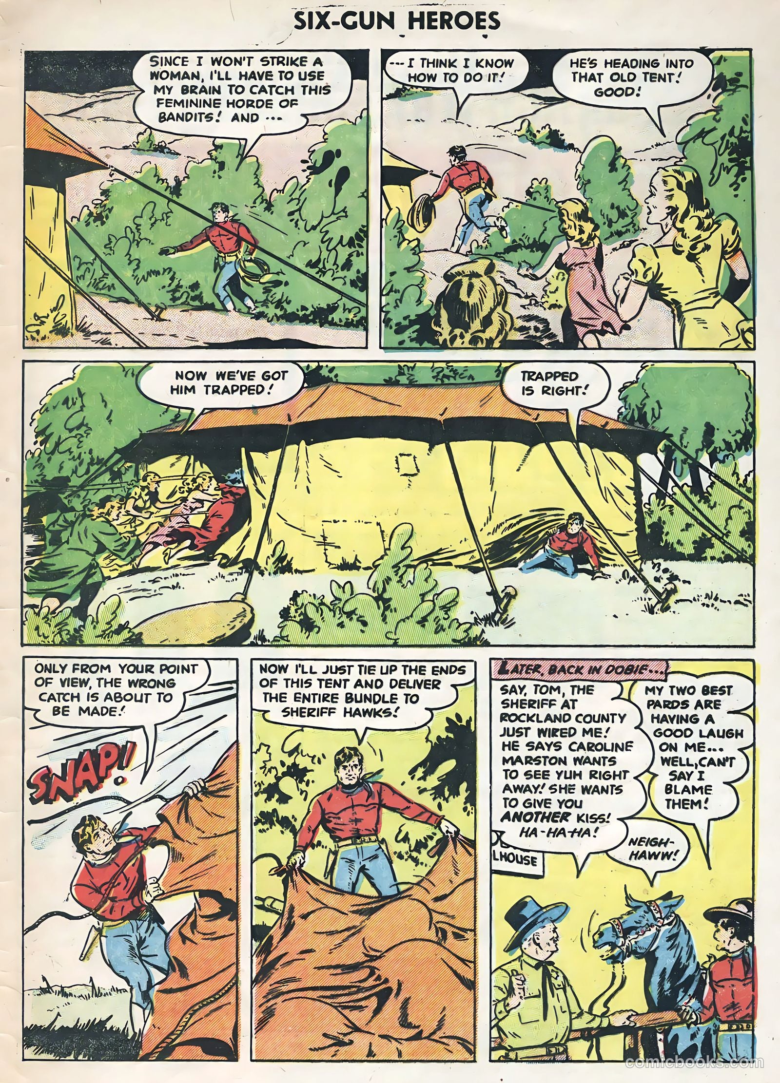 Six-Gun Heroes #31 (1954) — page 33 of 36