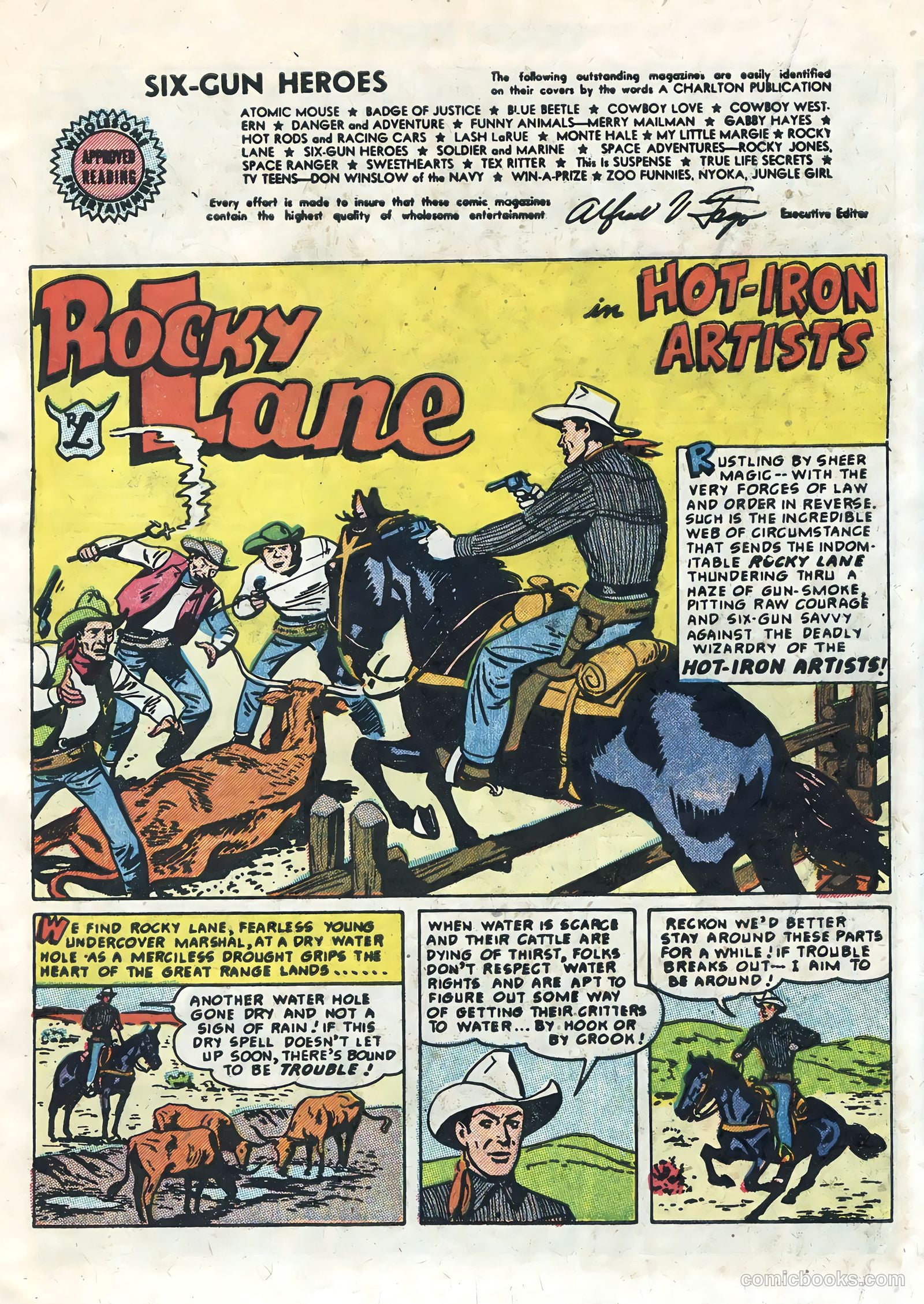 Six-Gun Heroes #32 (1955) — page 3 of 36