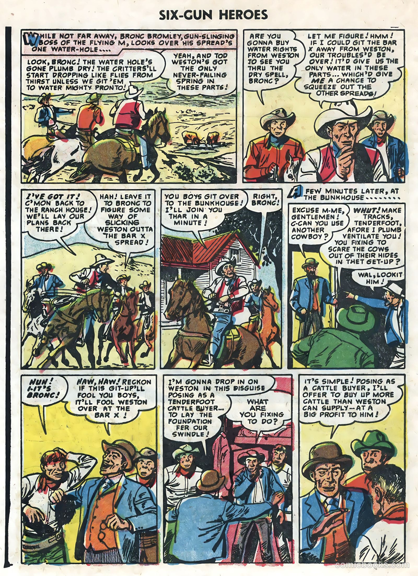 Six-Gun Heroes #32 (1955) — page 4 of 36