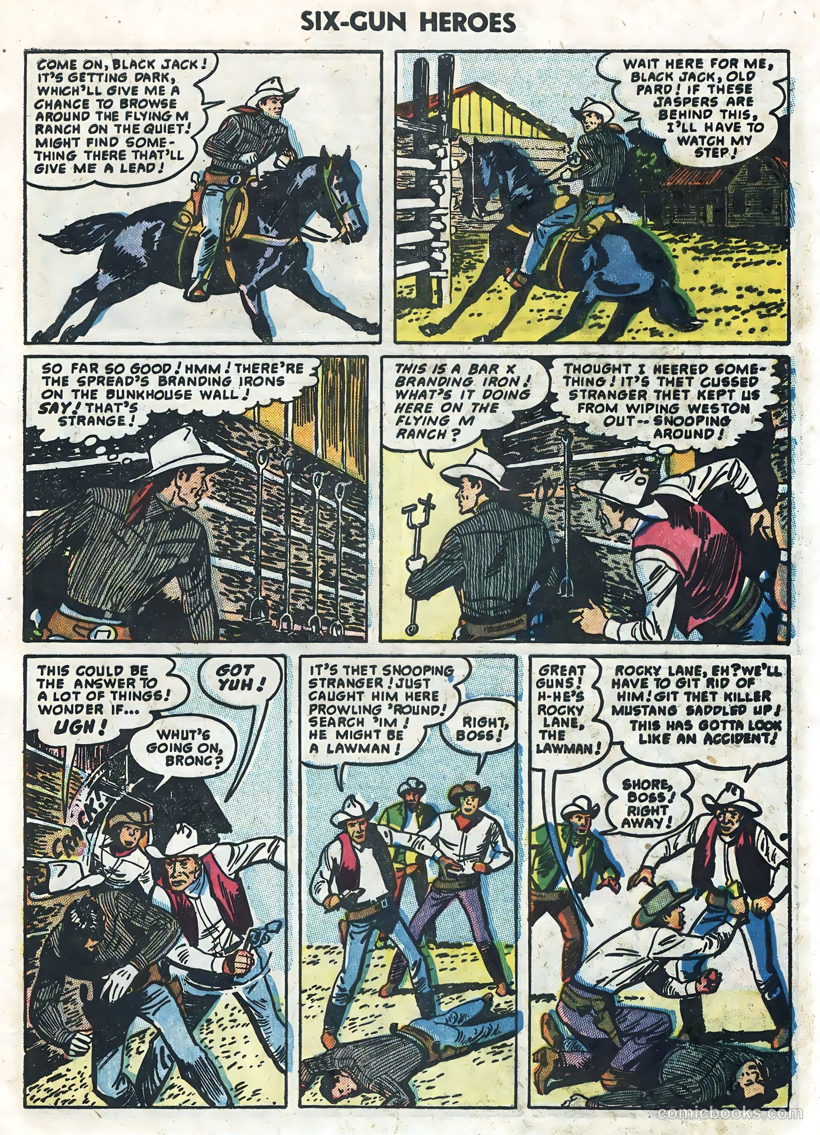Six-Gun Heroes #32 (1955) — page 9 of 36