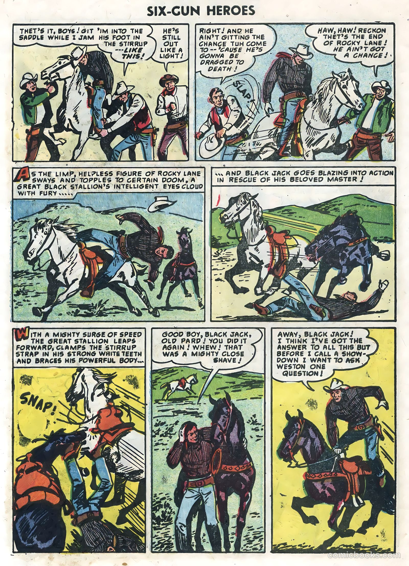 Six-Gun Heroes #32 (1955) — page 10 of 36