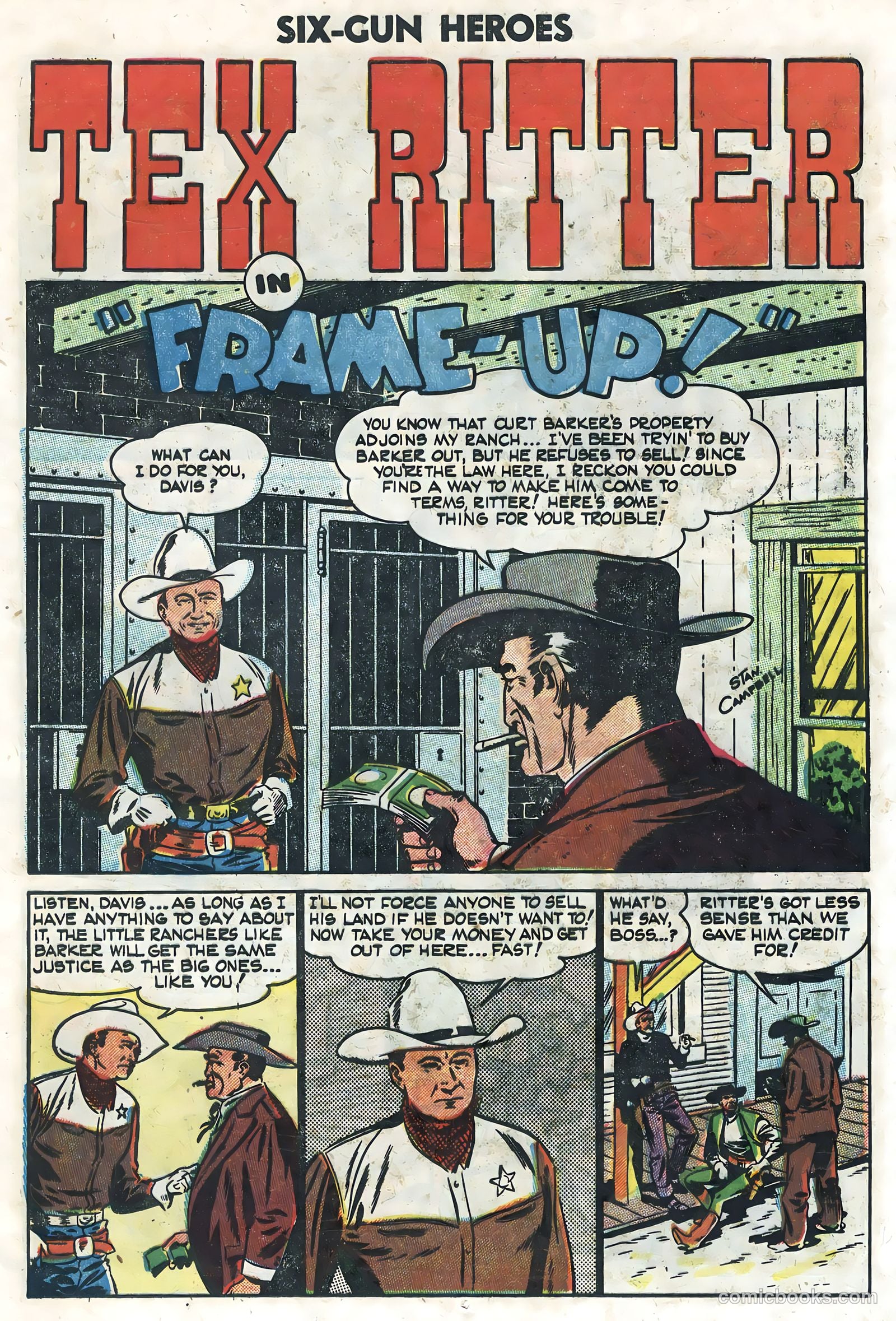 Six-Gun Heroes #32 (1955) — page 13 of 36