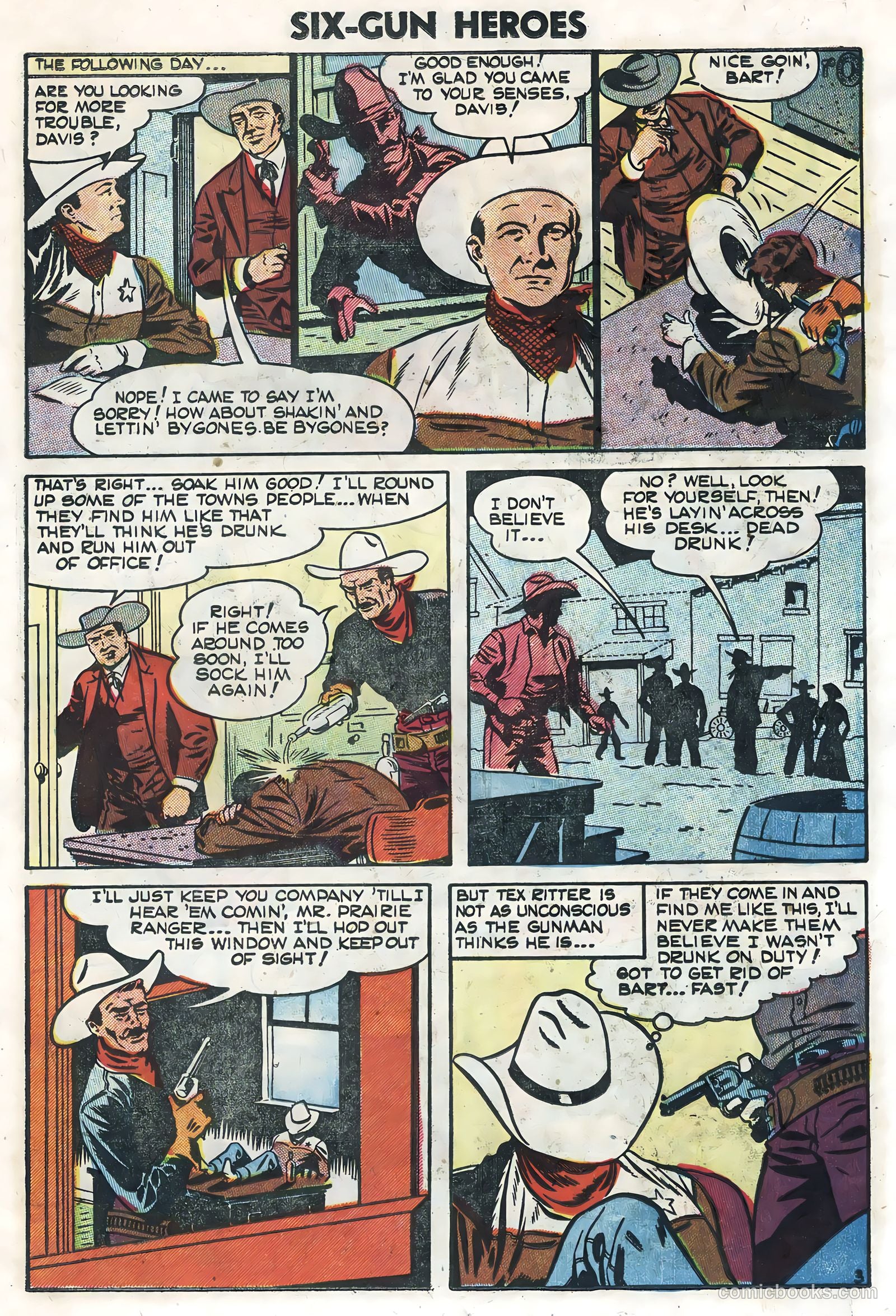 Six-Gun Heroes #32 (1955) — page 15 of 36