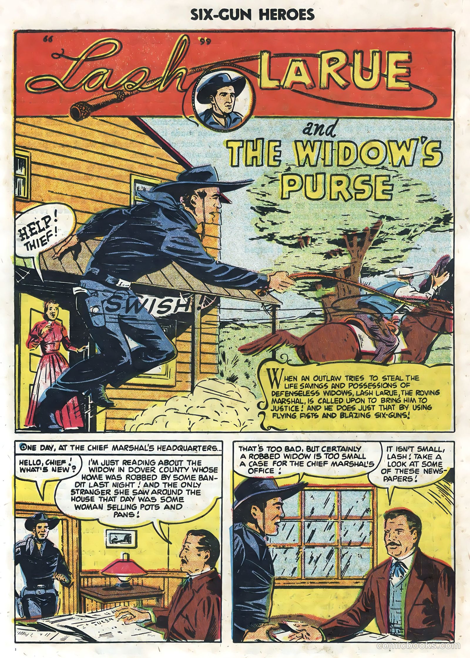 Six-Gun Heroes #32 (1955) — page 20 of 36