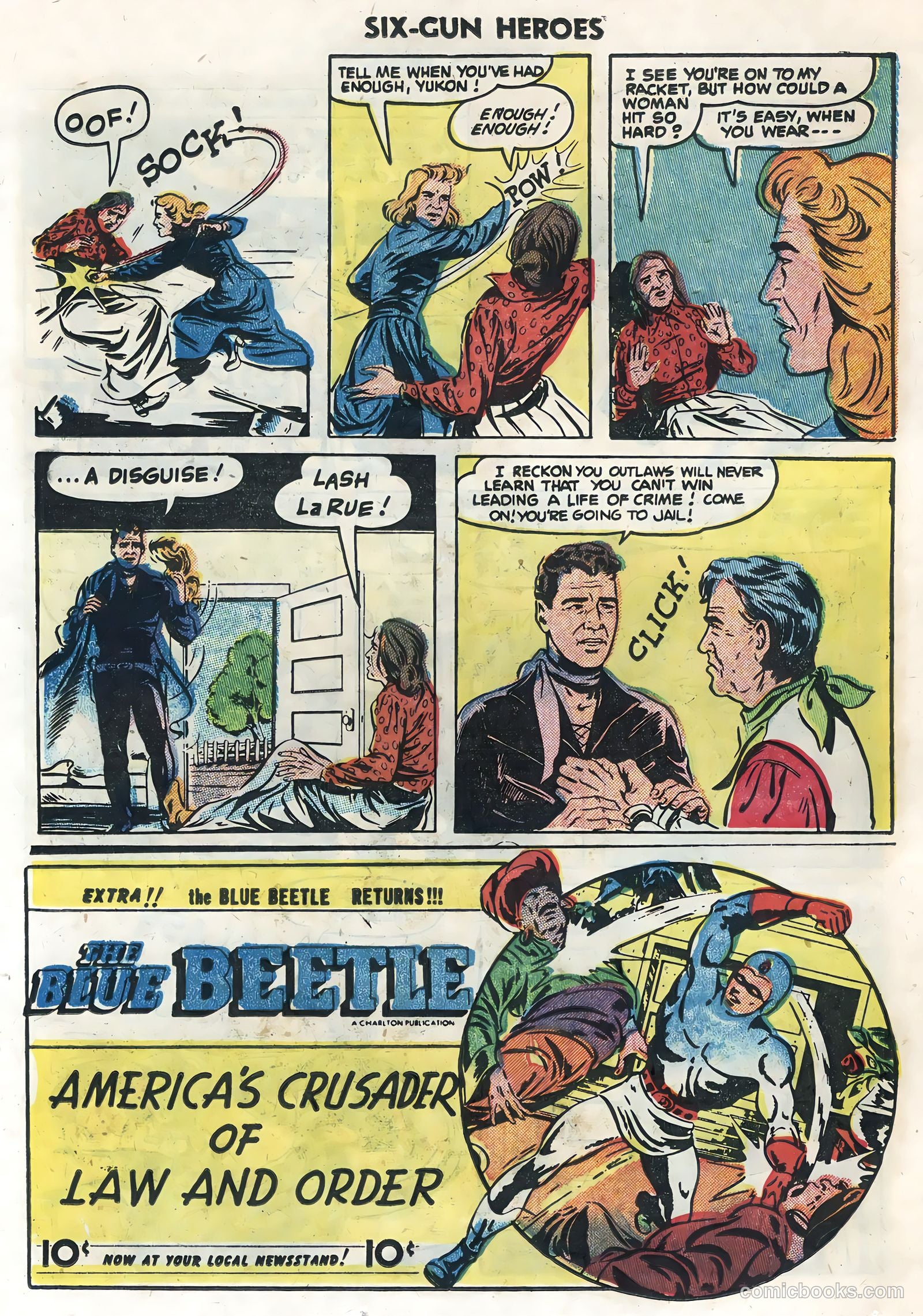 Six-Gun Heroes #32 (1955) — page 26 of 36