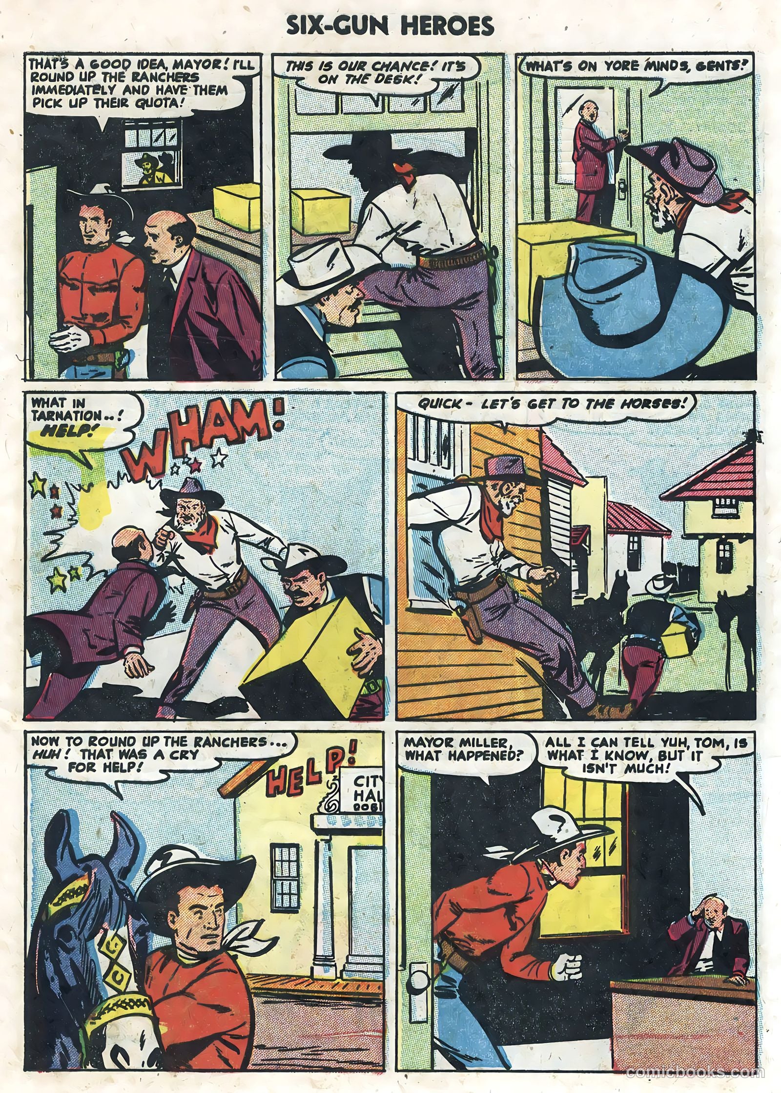 Six-Gun Heroes #32 (1955) — page 29 of 36