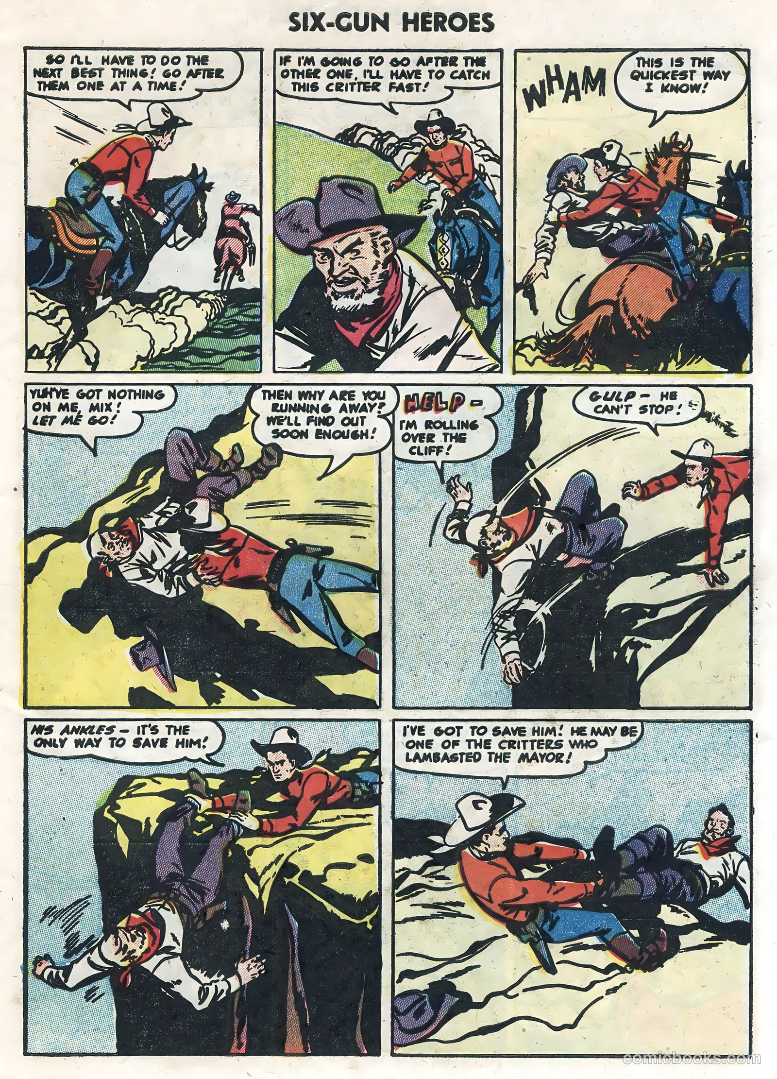 Six-Gun Heroes #32 (1955) — page 31 of 36