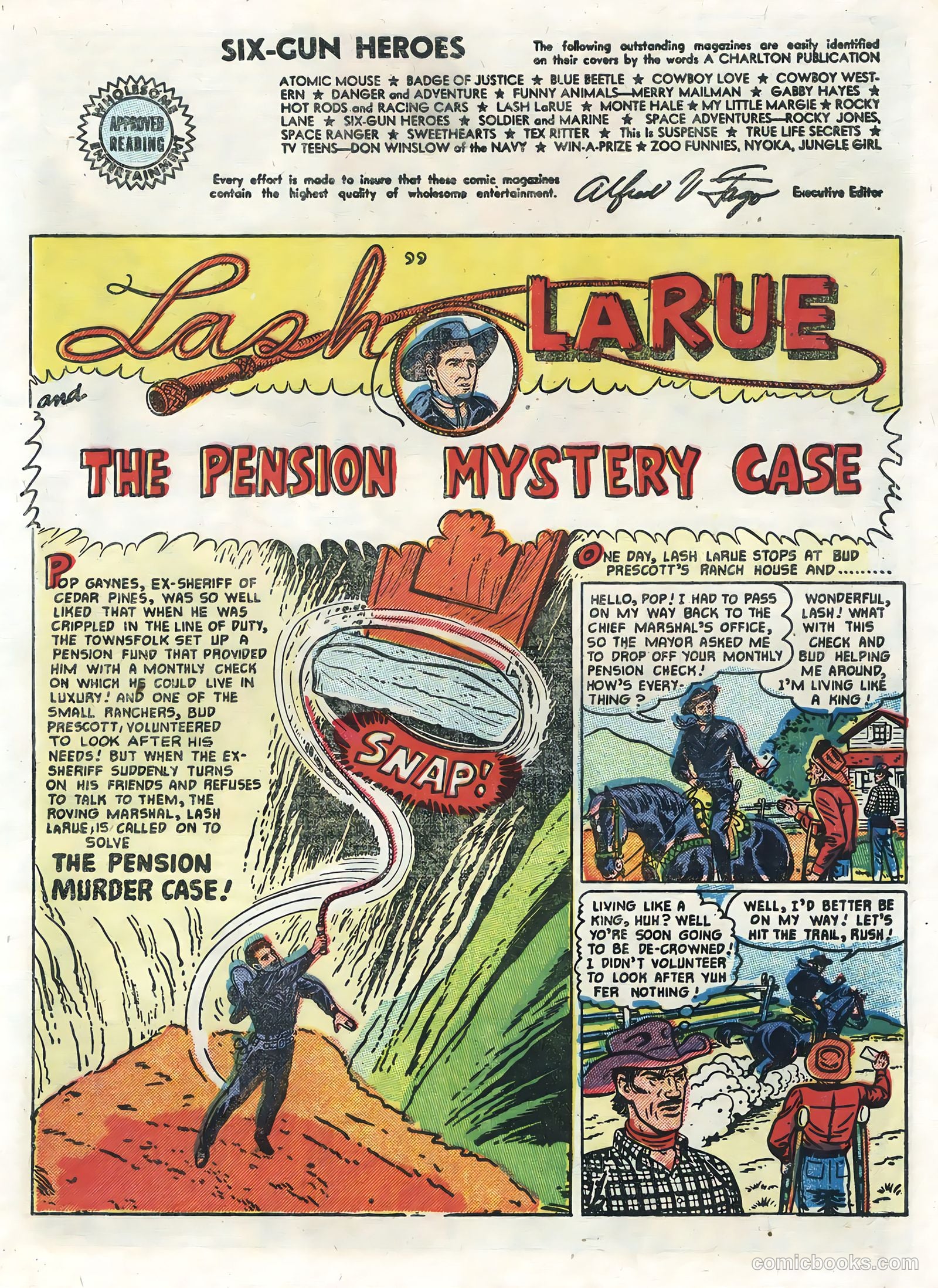 Six-Gun Heroes #33 (1955) — page 3 of 36