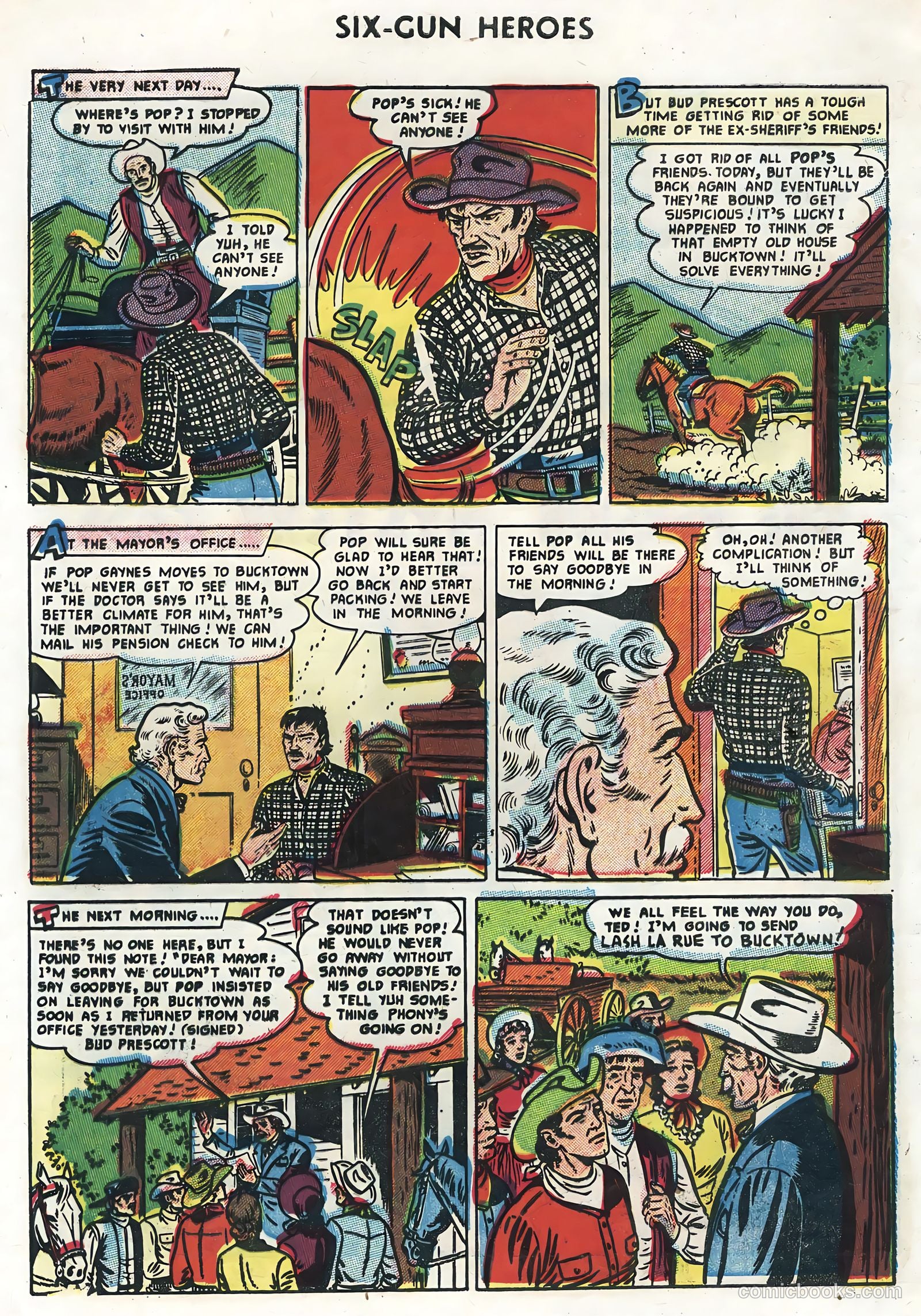 Six-Gun Heroes #33 (1955) — page 4 of 36