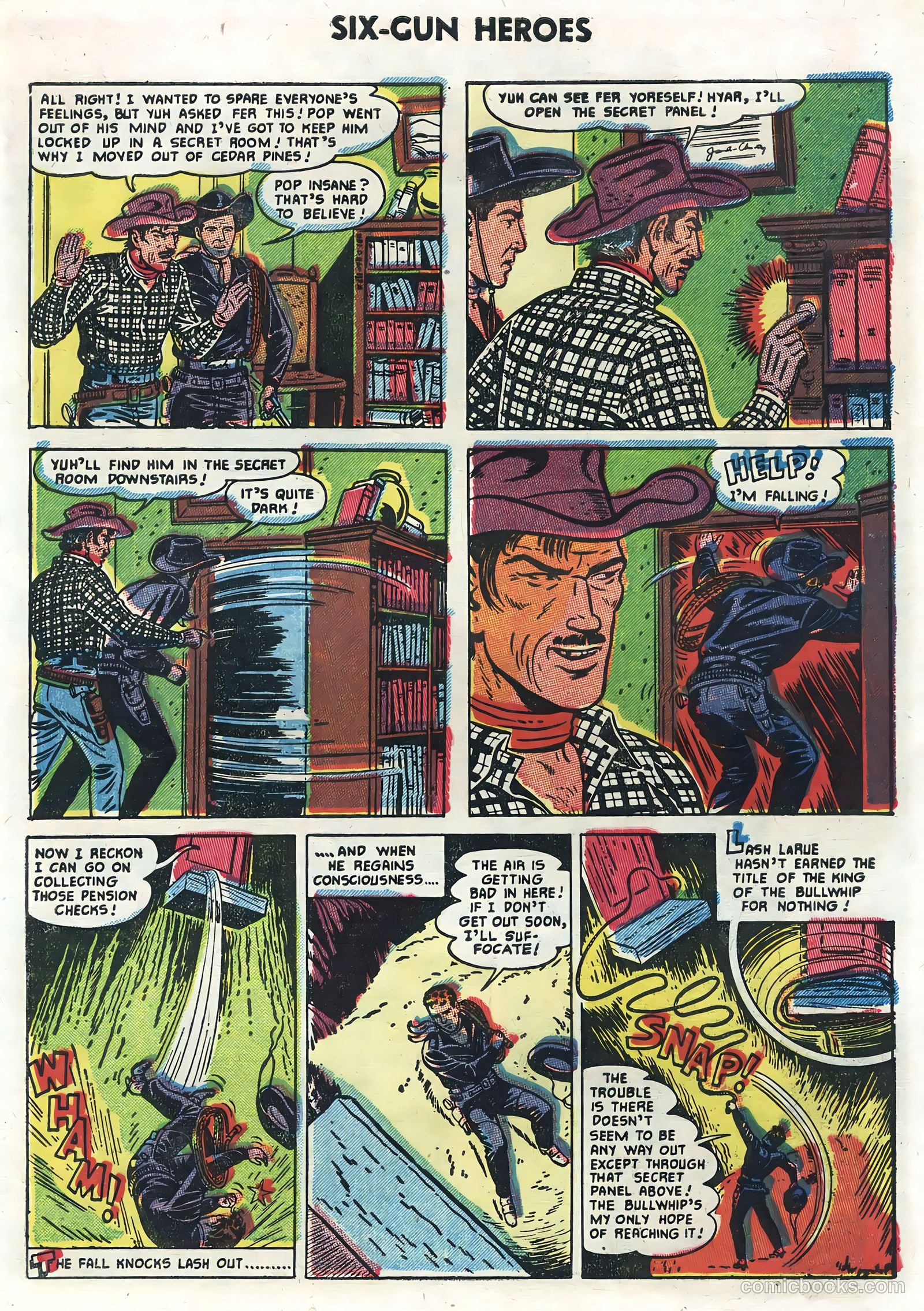 Six-Gun Heroes #33 (1955) — page 7 of 36