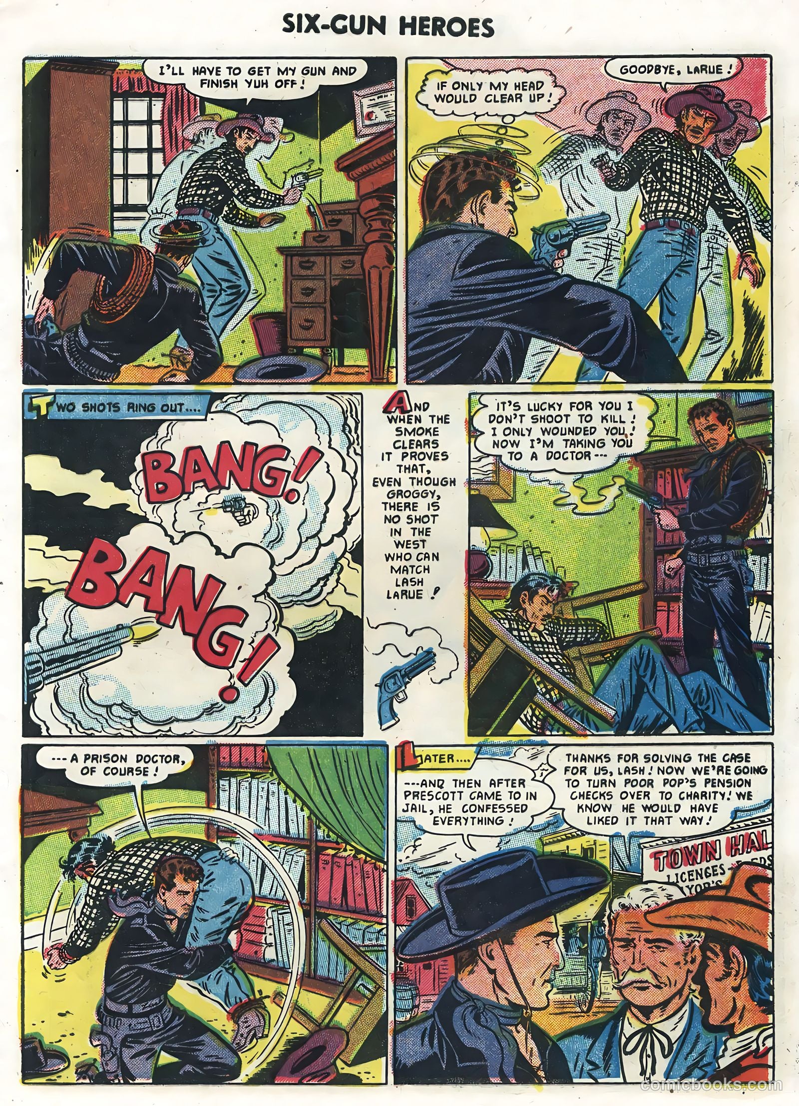 Six-Gun Heroes #33 (1955) — page 9 of 36
