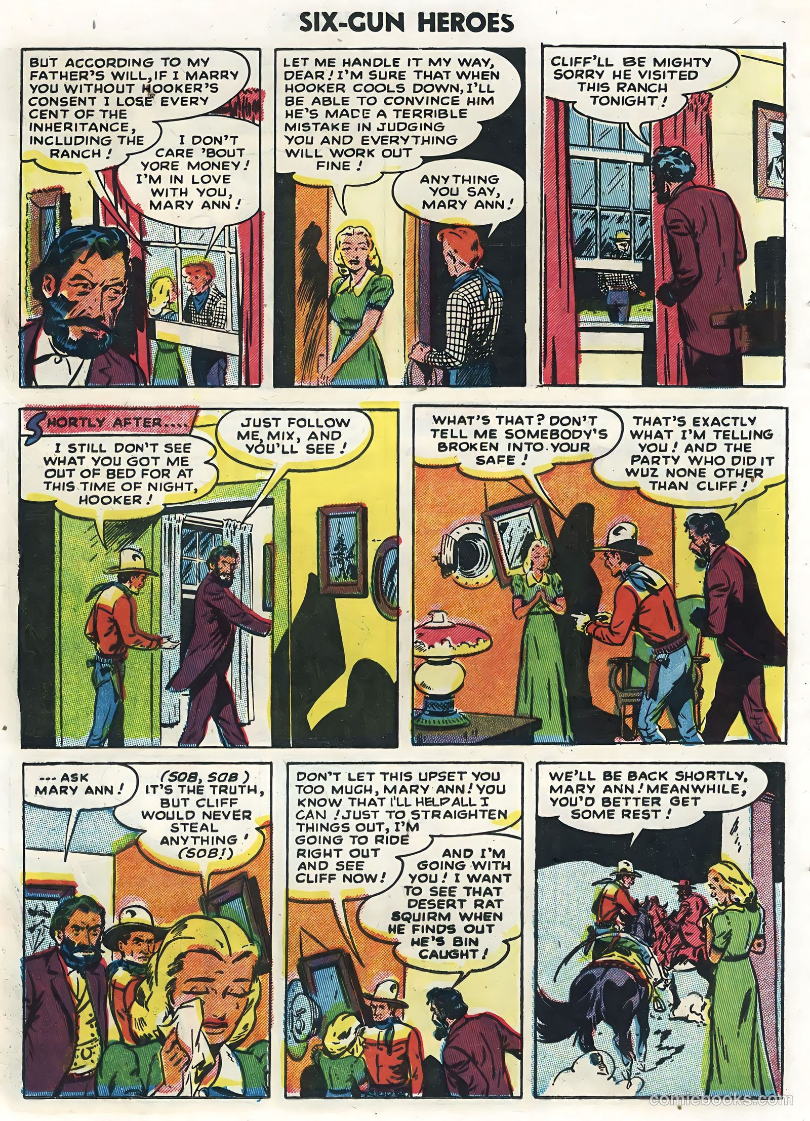 Six-Gun Heroes #33 (1955) — page 12 of 36