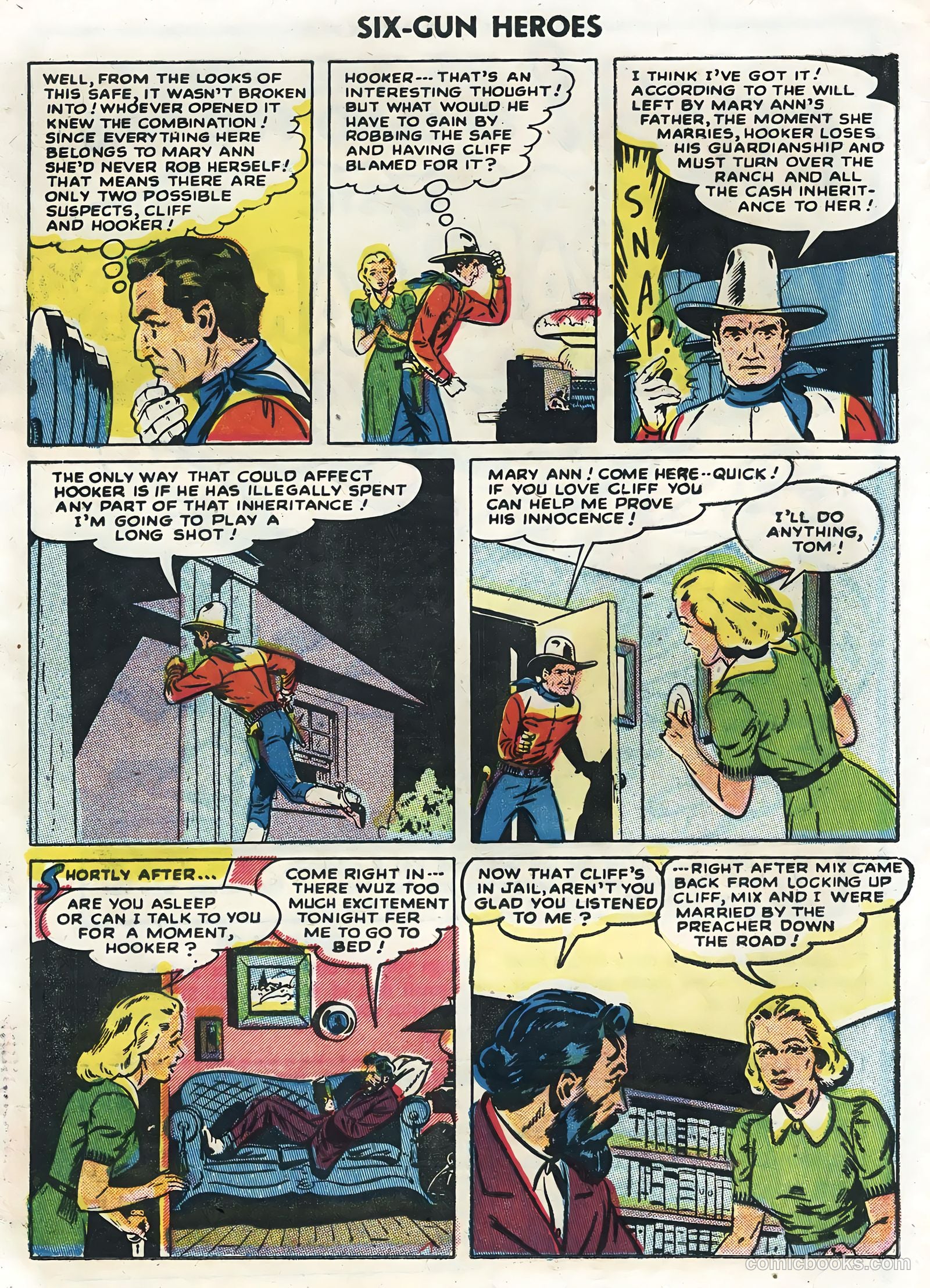 Six-Gun Heroes #33 (1955) — page 16 of 36