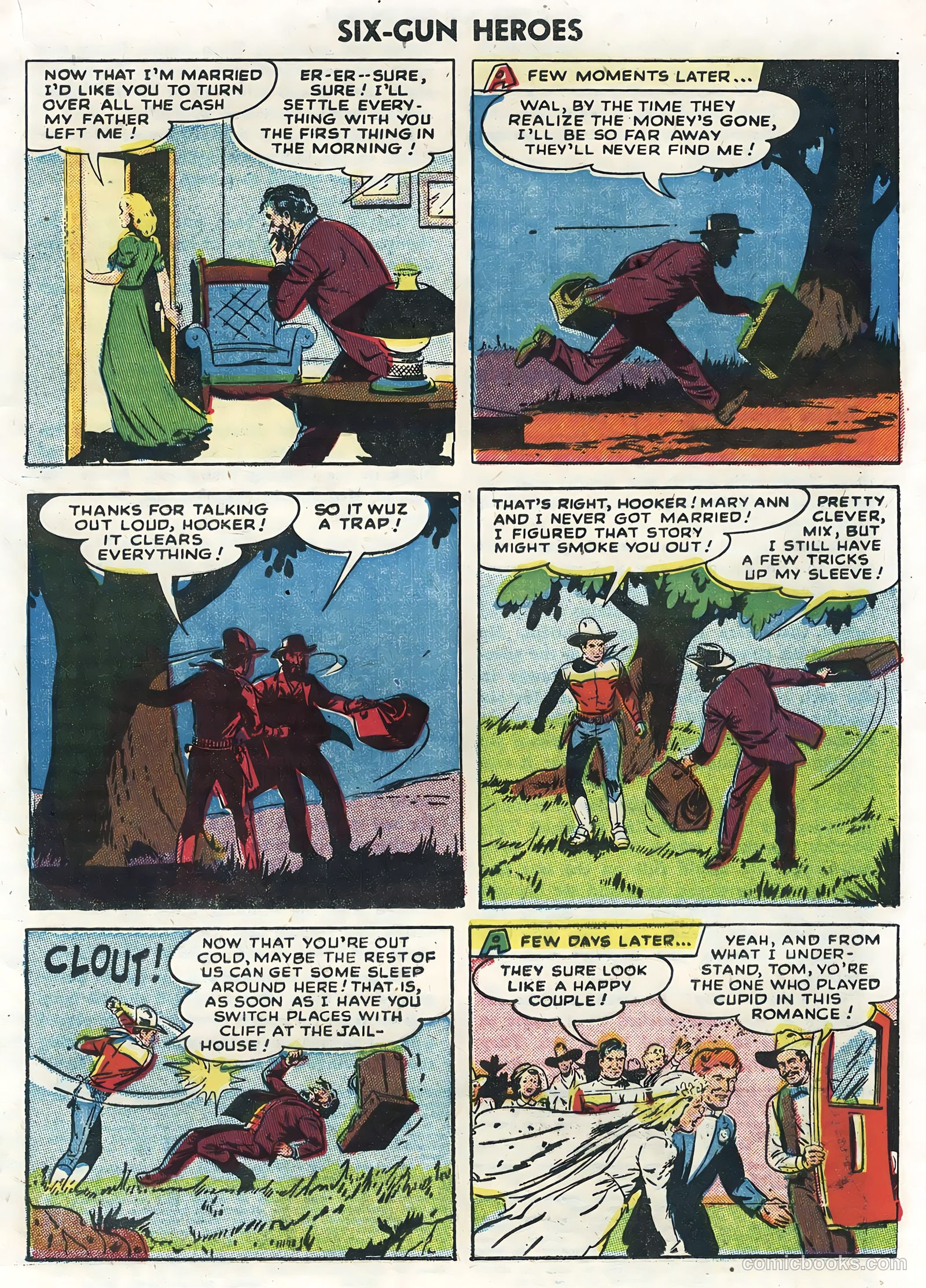 Six-Gun Heroes #33 (1955) — page 17 of 36