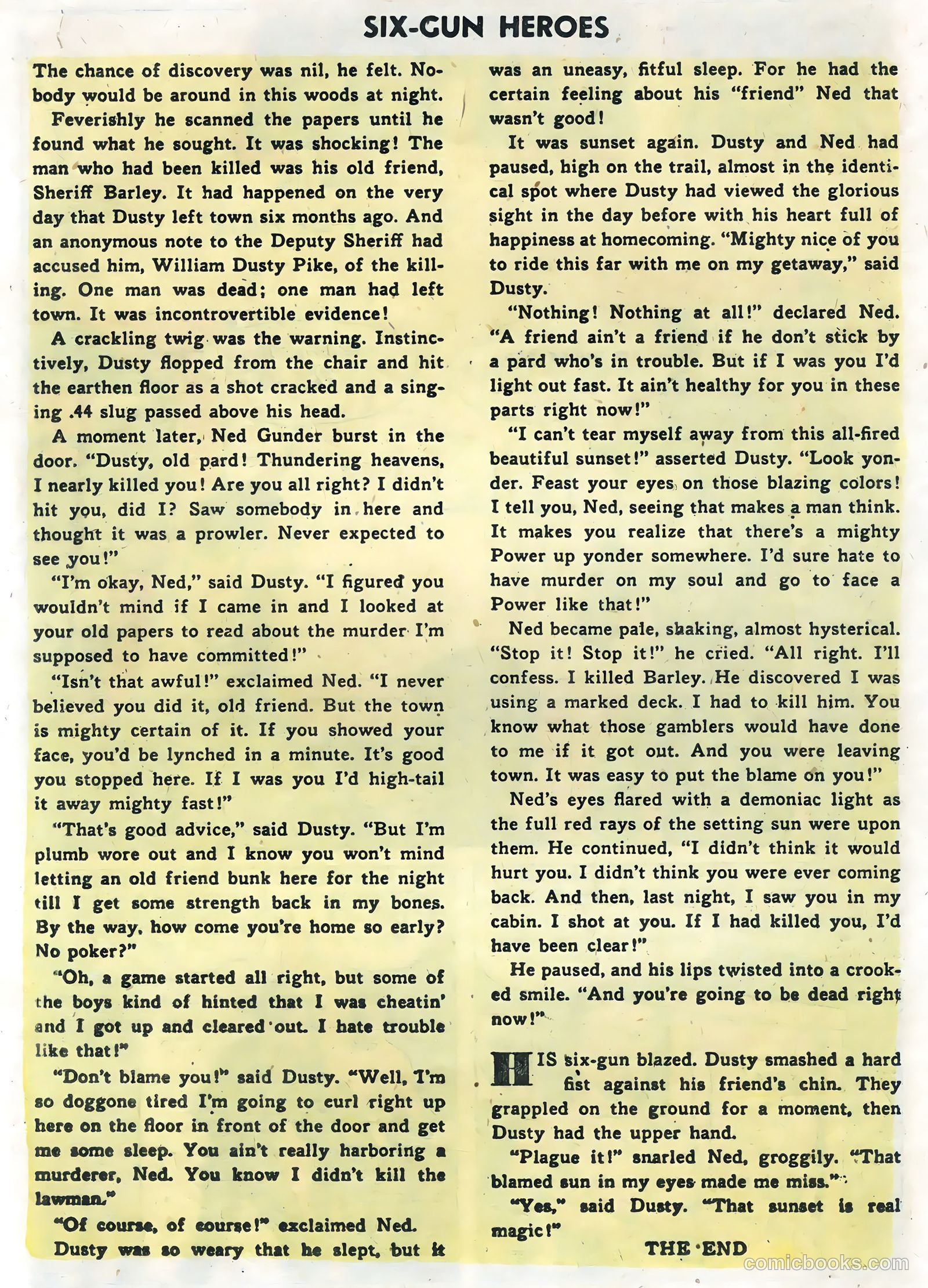 Six-Gun Heroes #33 (1955) — page 19 of 36