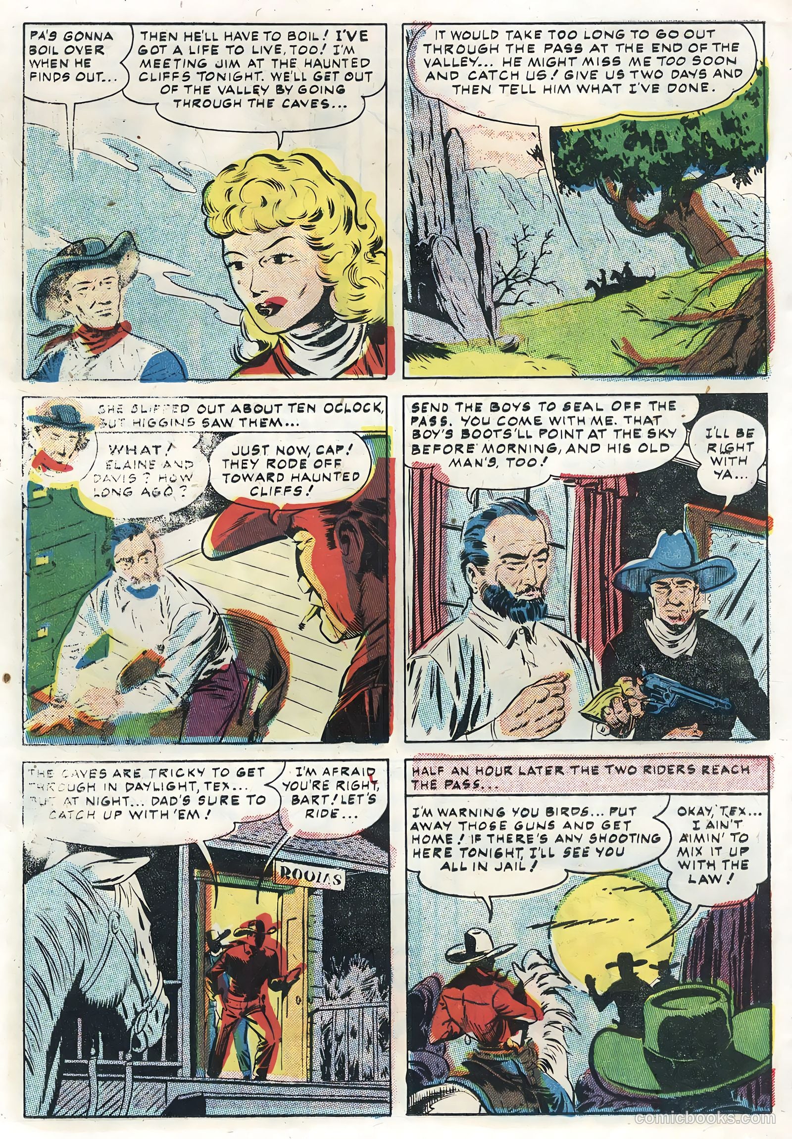 Six-Gun Heroes #33 (1955) — page 24 of 36