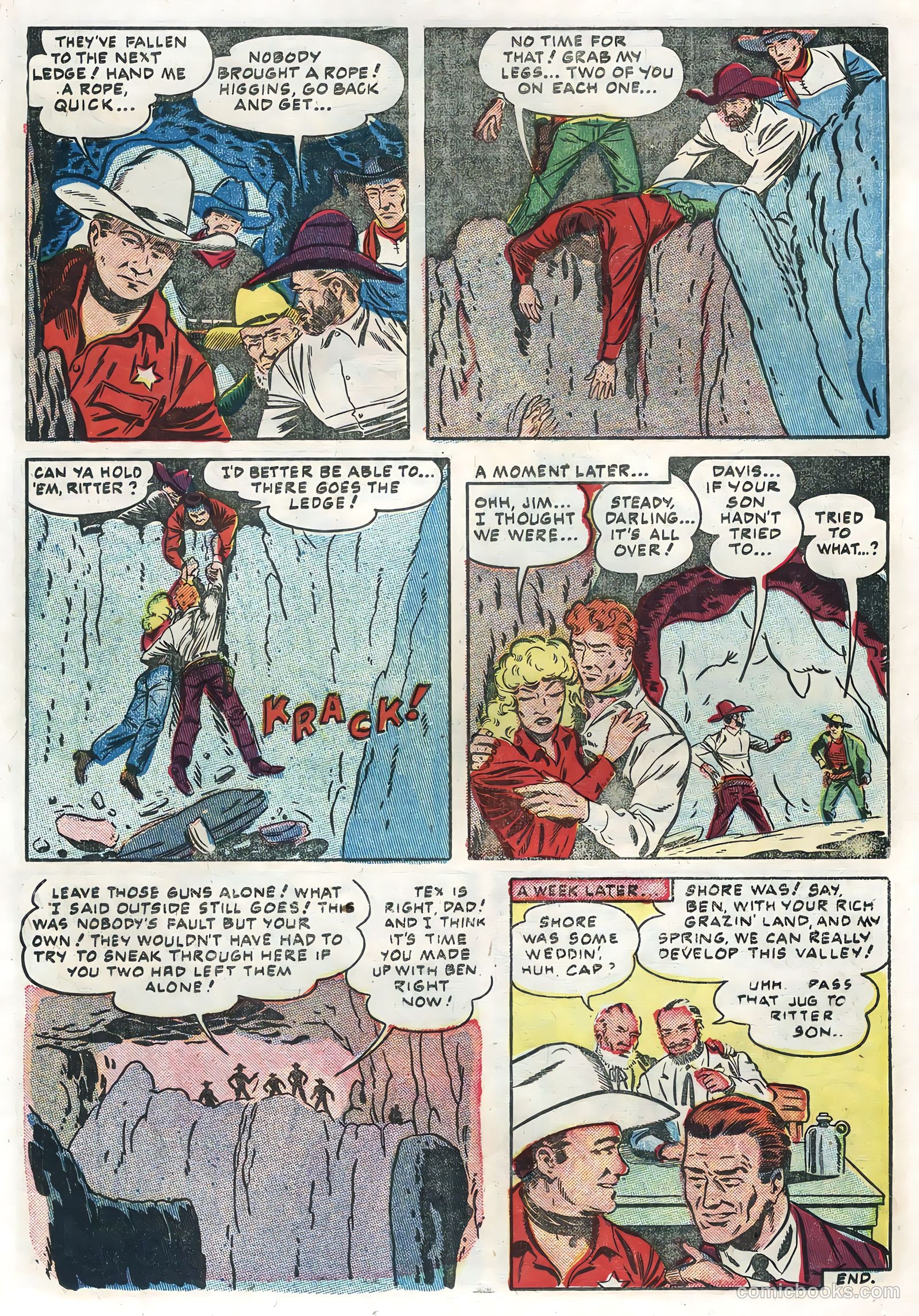 Six-Gun Heroes #33 (1955) — page 26 of 36
