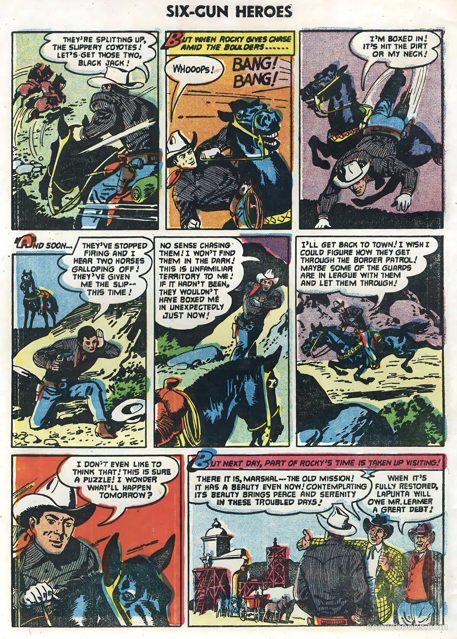 Six-Gun Heroes #33 (1955) — page 30 of 36