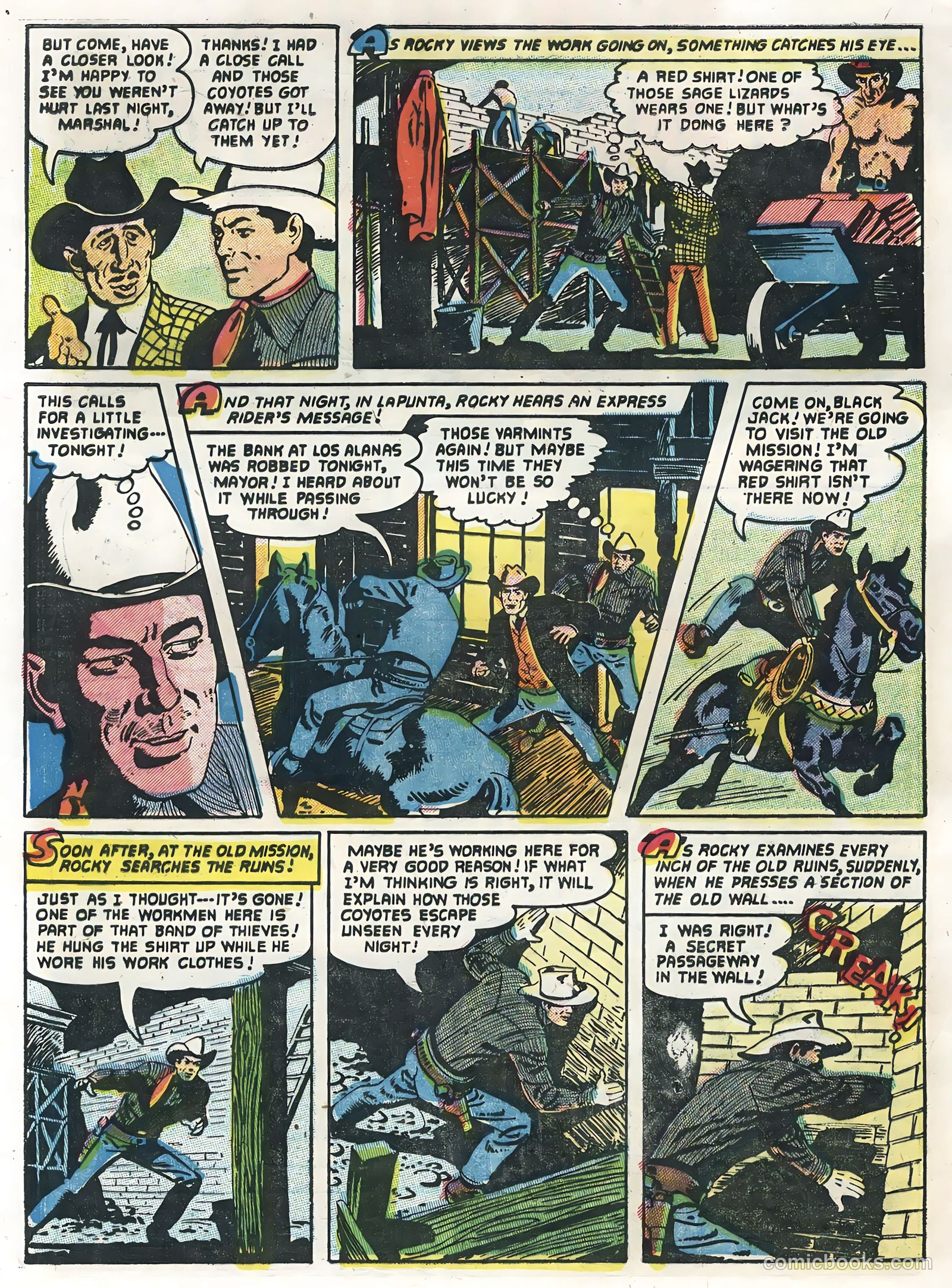 Six-Gun Heroes #33 (1955) — page 32 of 36