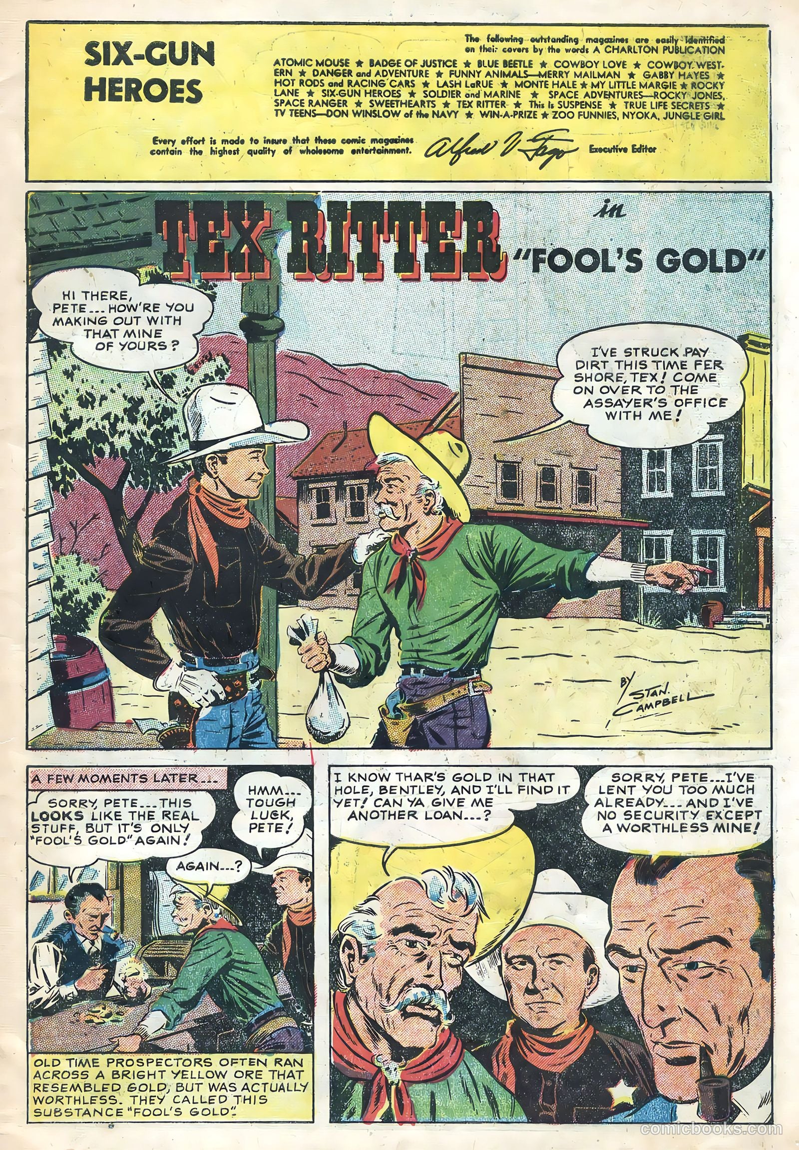 Six-Gun Heroes #34 (1955) — page 3 of 36
