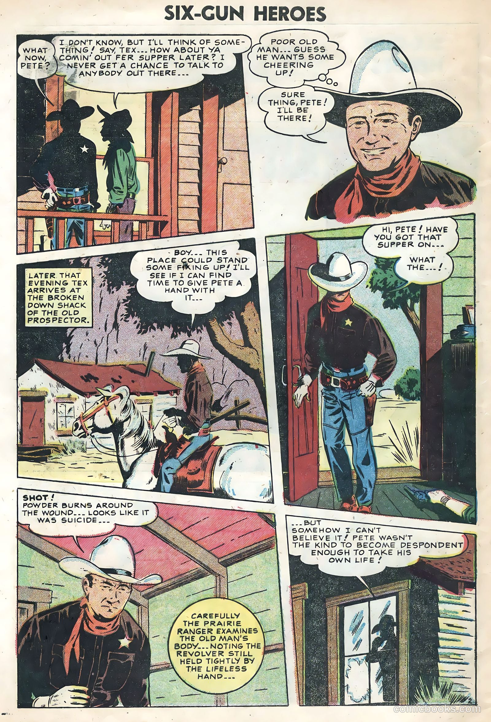 Six-Gun Heroes #34 (1955) — page 4 of 36