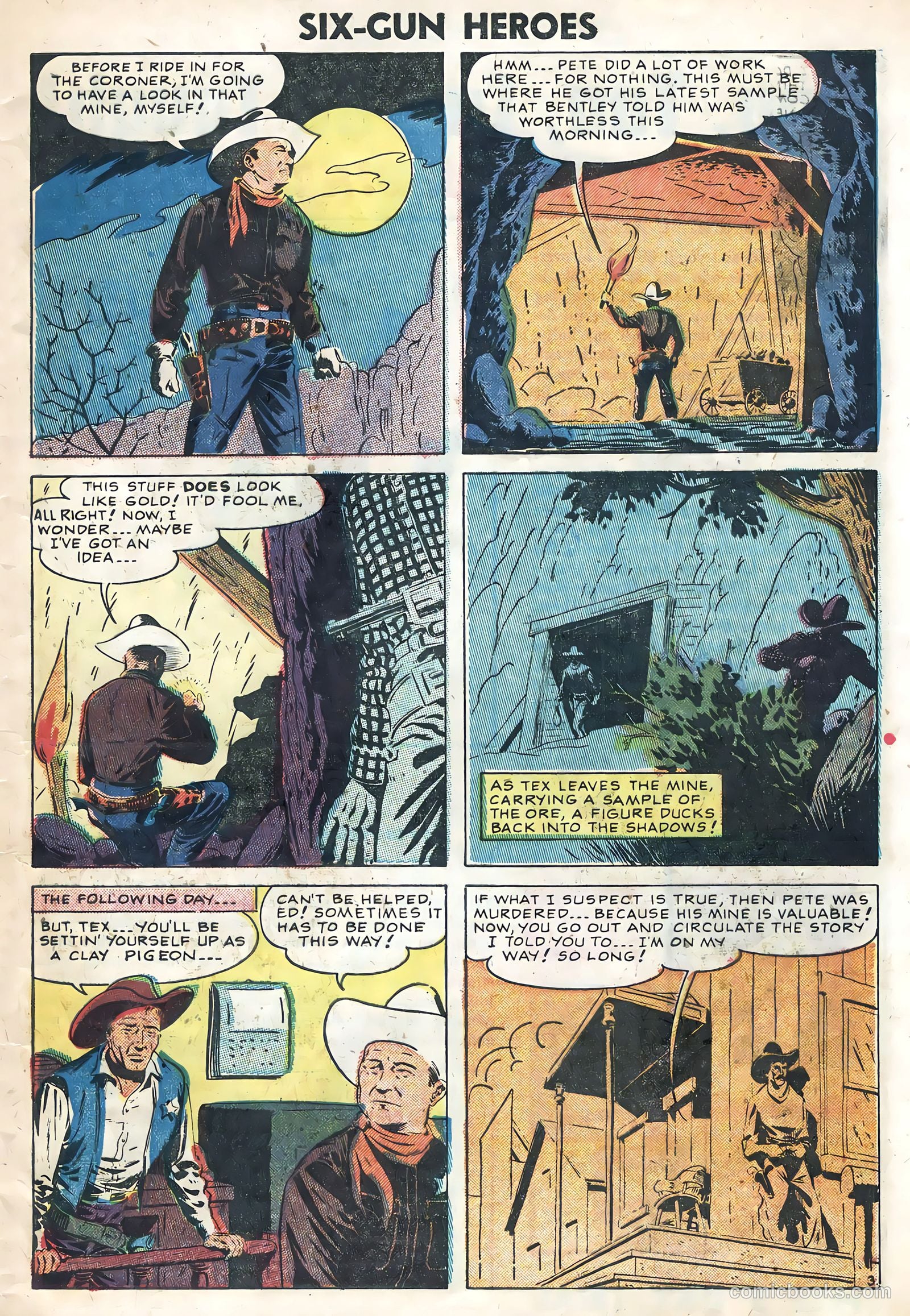 Six-Gun Heroes #34 (1955) — page 5 of 36