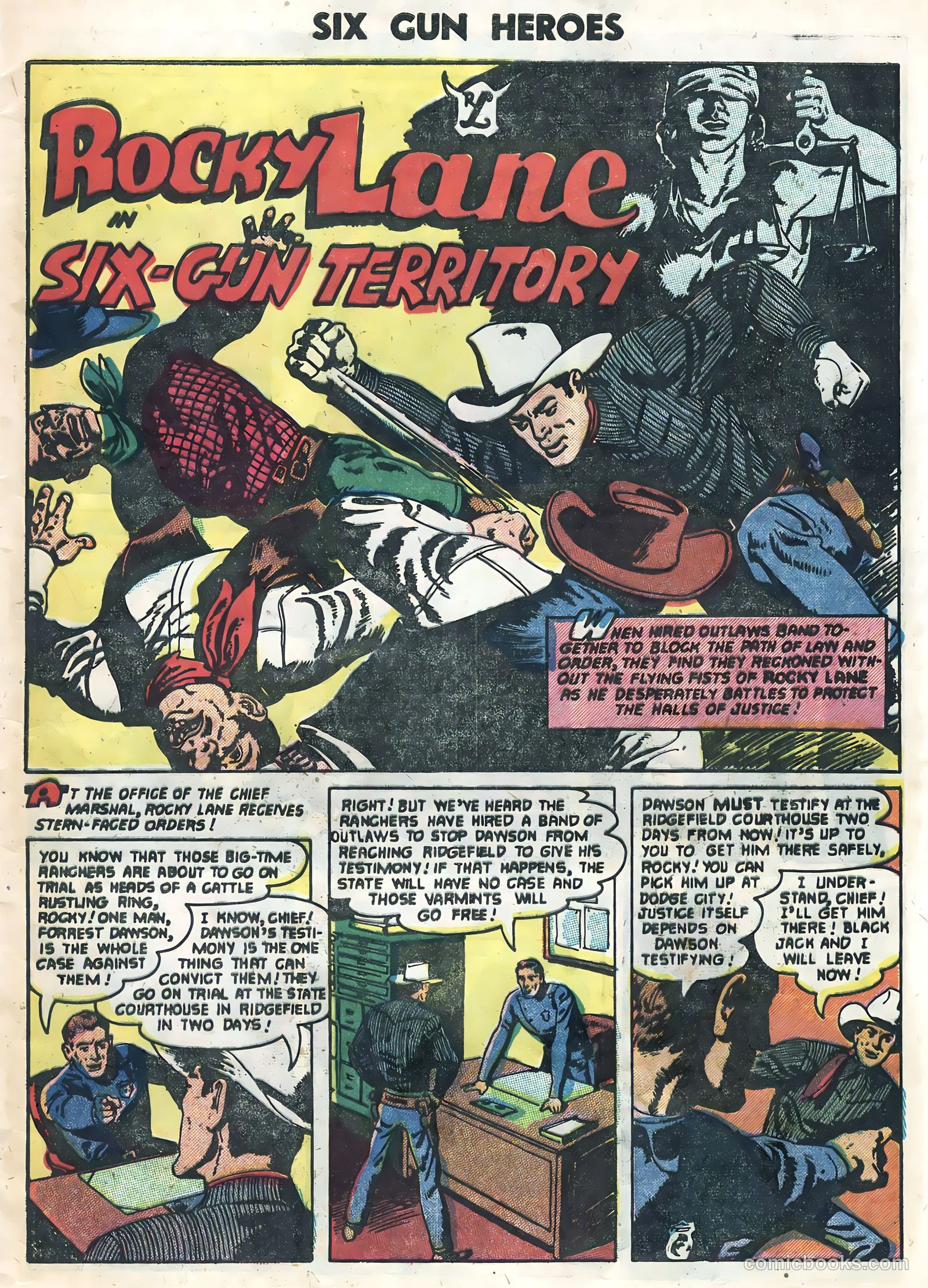 Six-Gun Heroes #34 (1955) — page 9 of 36