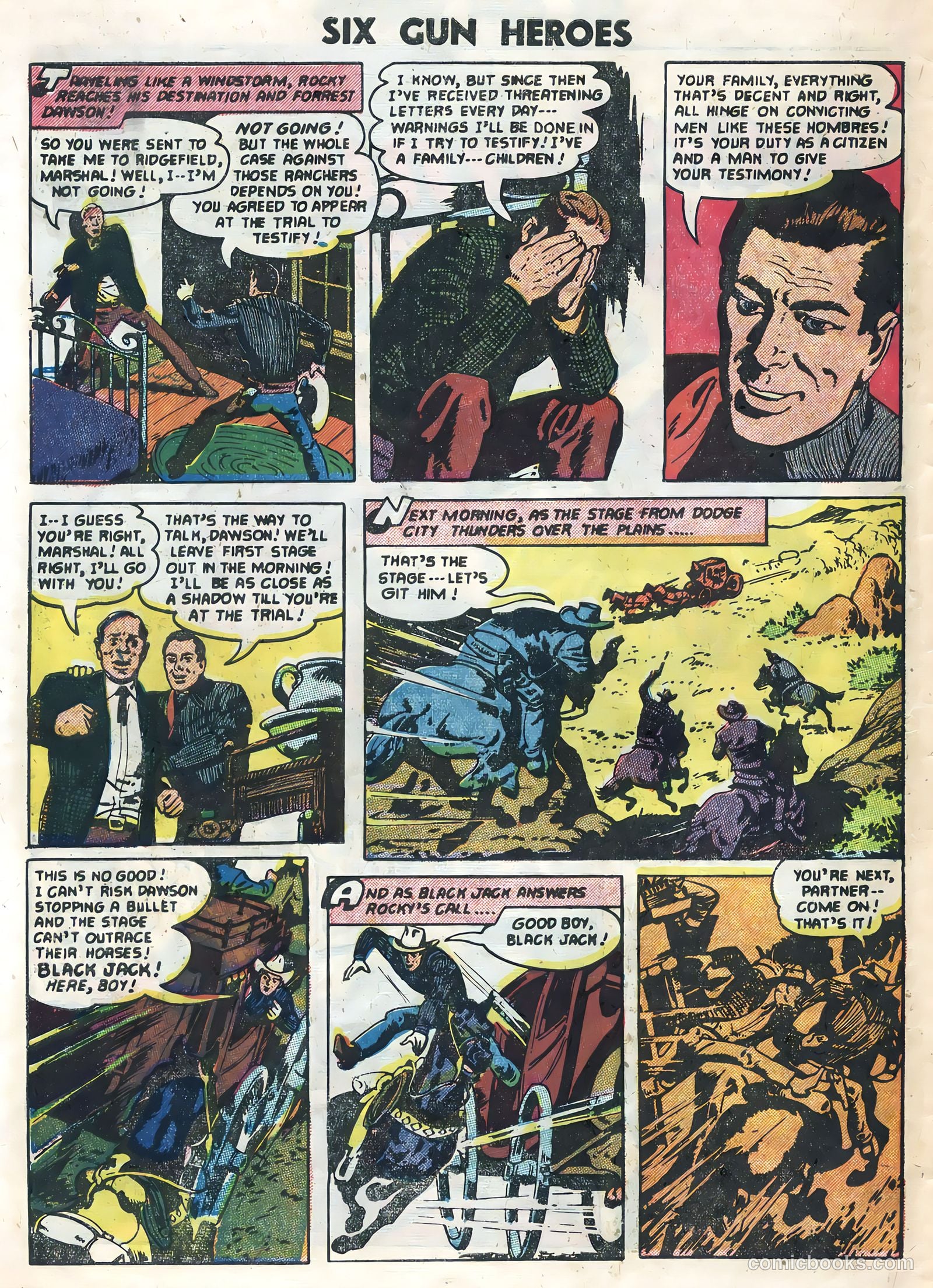 Six-Gun Heroes #34 (1955) — page 10 of 36