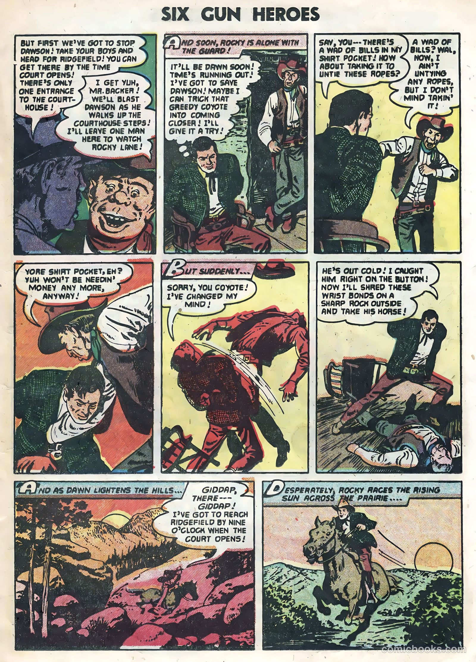 Six-Gun Heroes #34 (1955) — page 13 of 36
