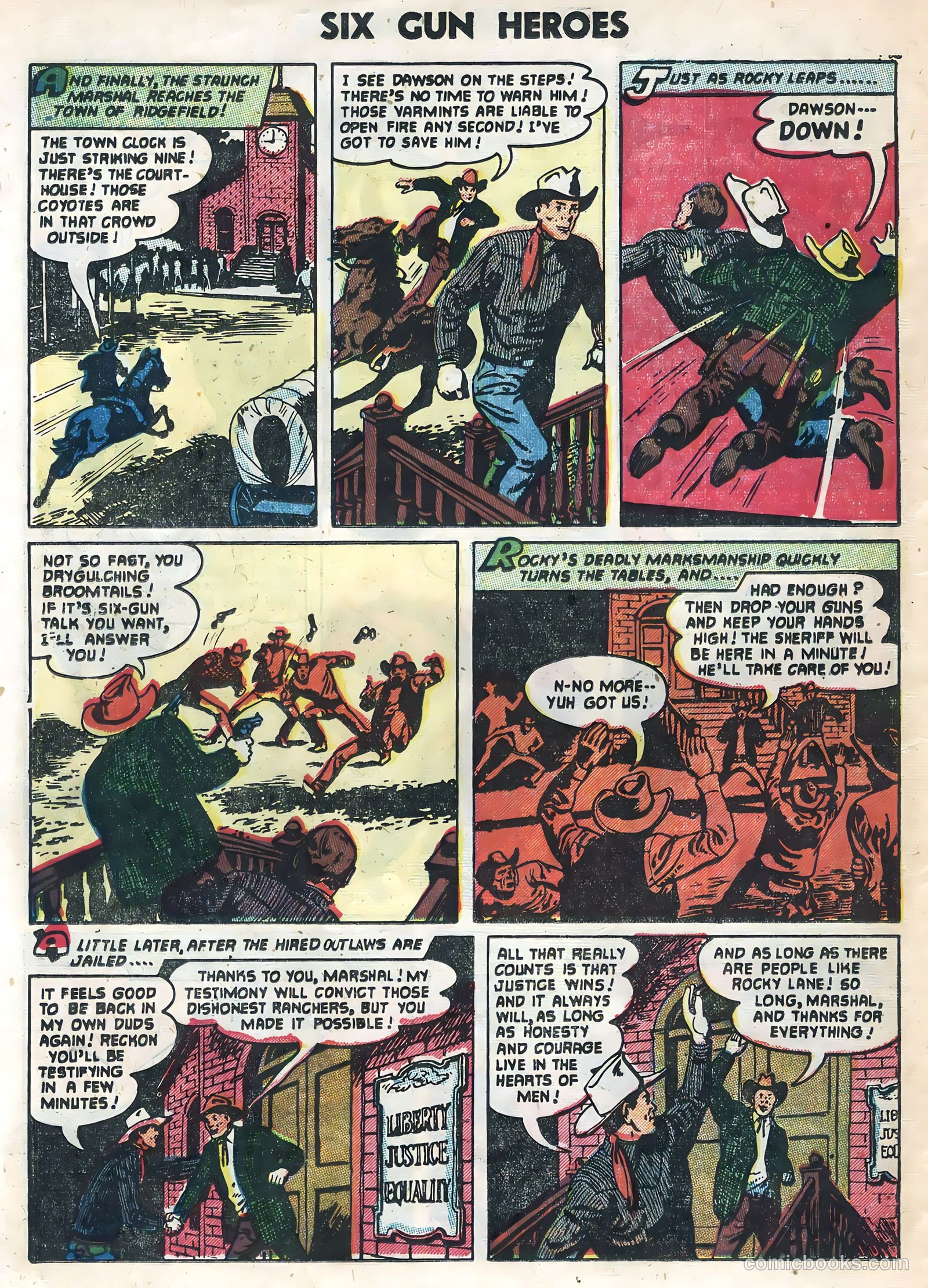 Six-Gun Heroes #34 (1955) — page 14 of 36