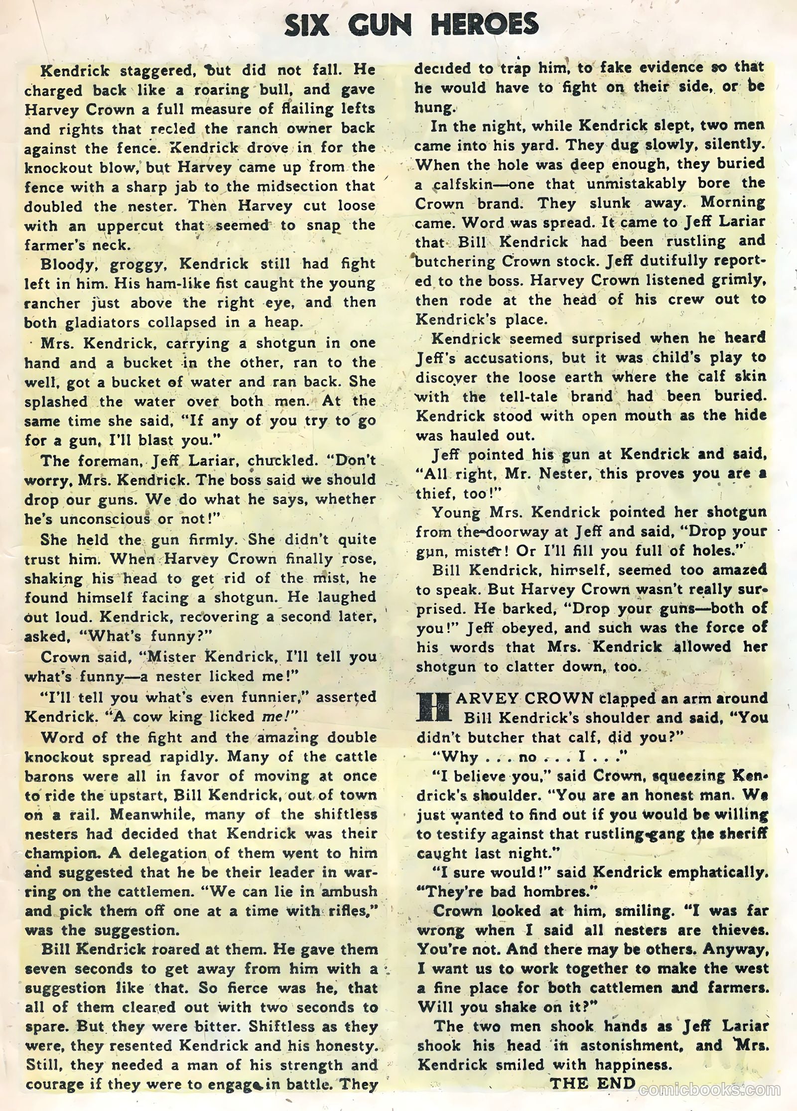 Six-Gun Heroes #34 (1955) — page 17 of 36