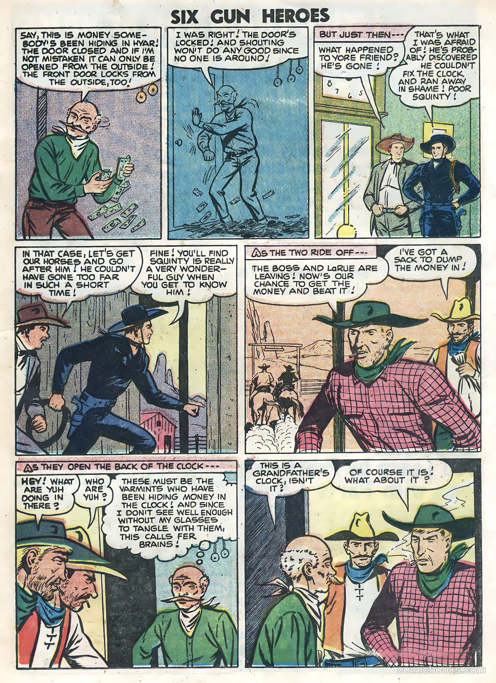 Six-Gun Heroes #34 (1955) — page 21 of 36
