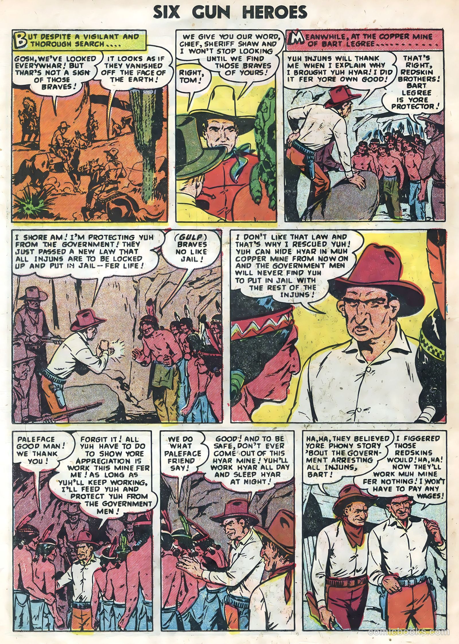 Six-Gun Heroes #34 (1955) — page 26 of 36