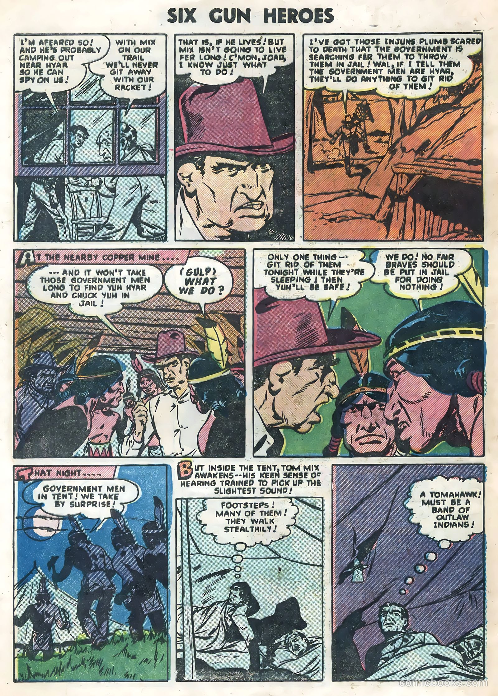 Six-Gun Heroes #34 (1955) — page 28 of 36