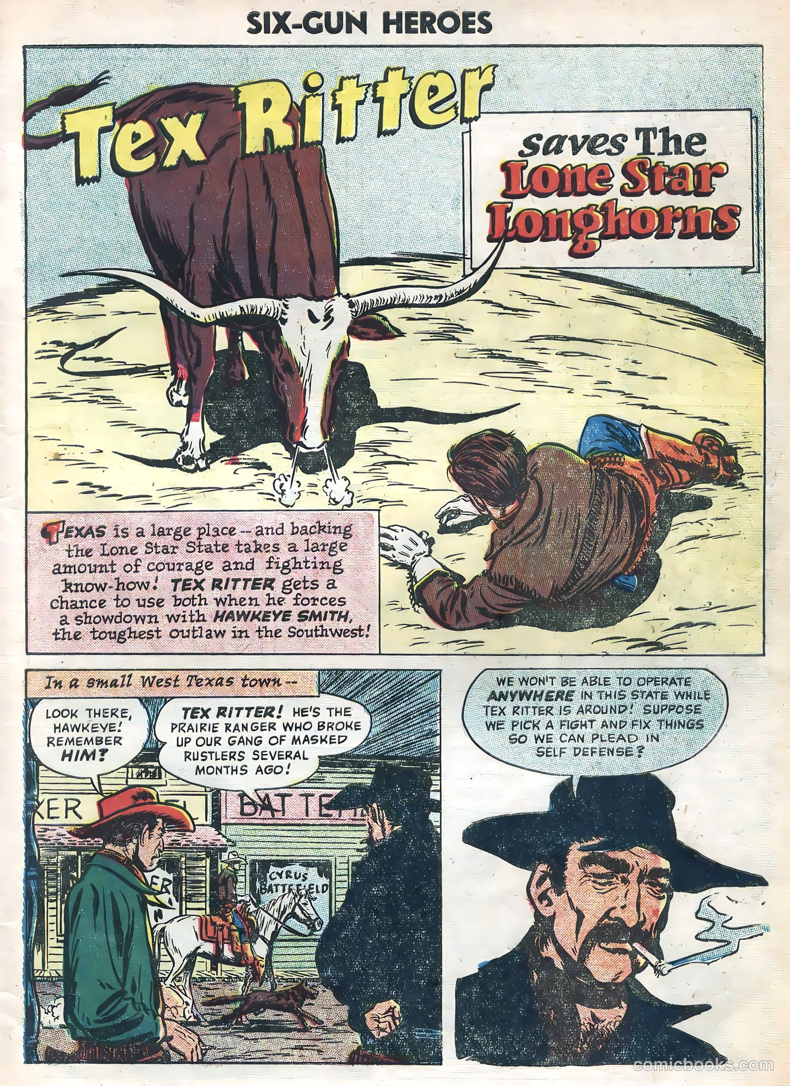 Six-Gun Heroes #35 (1955) — page 3 of 36