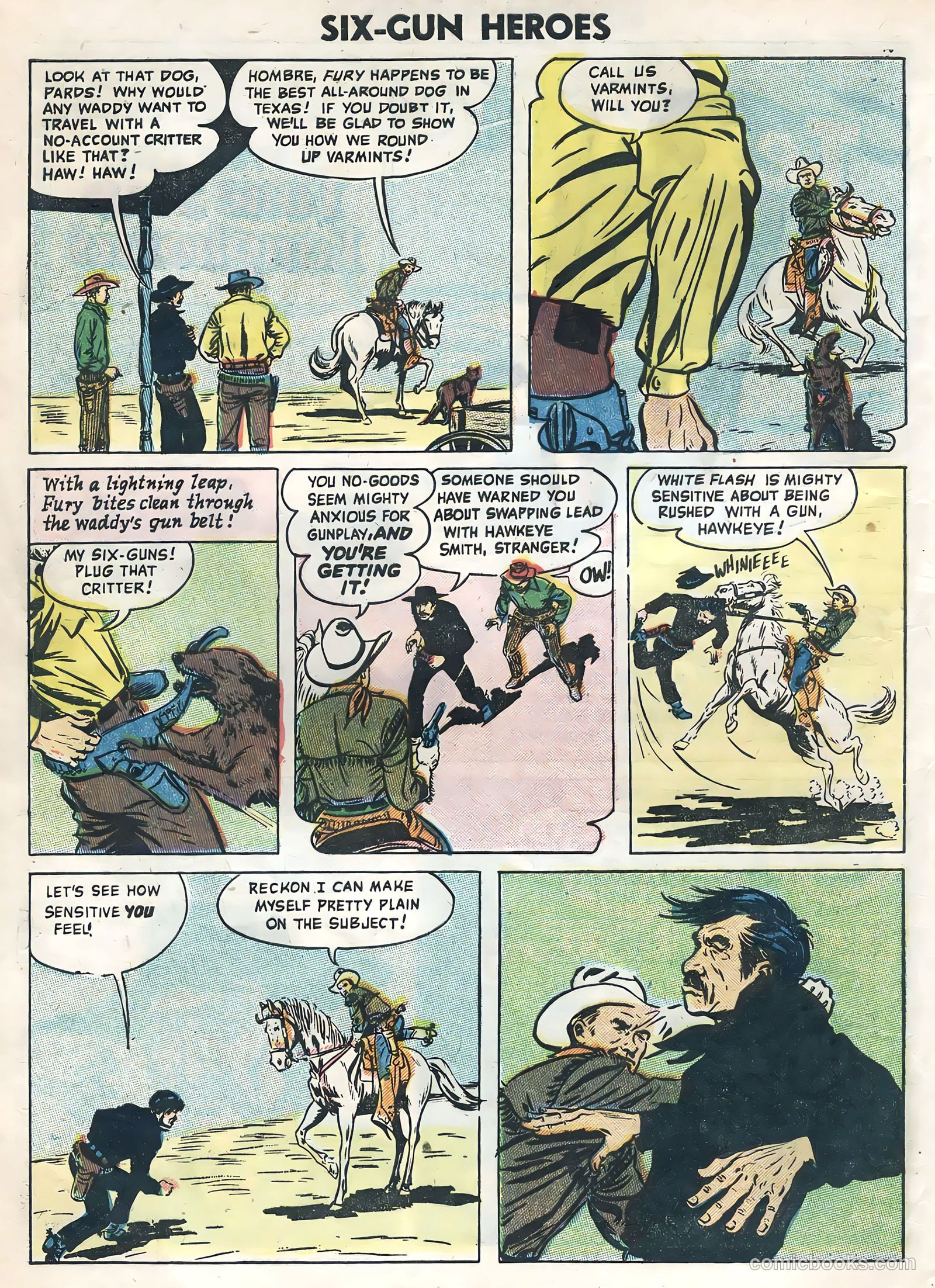Six-Gun Heroes #35 (1955) — page 4 of 36