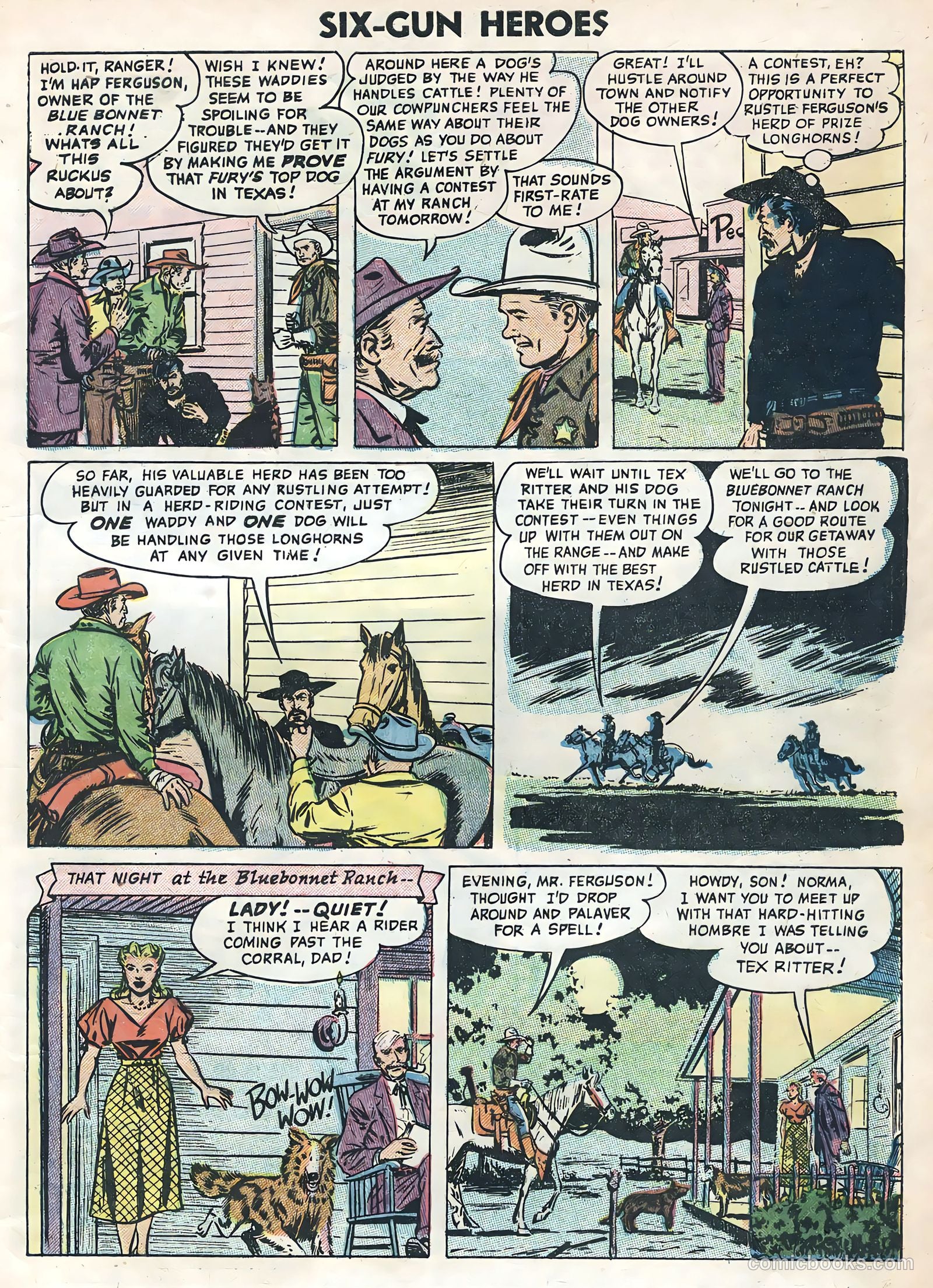 Six-Gun Heroes #35 (1955) — page 5 of 36