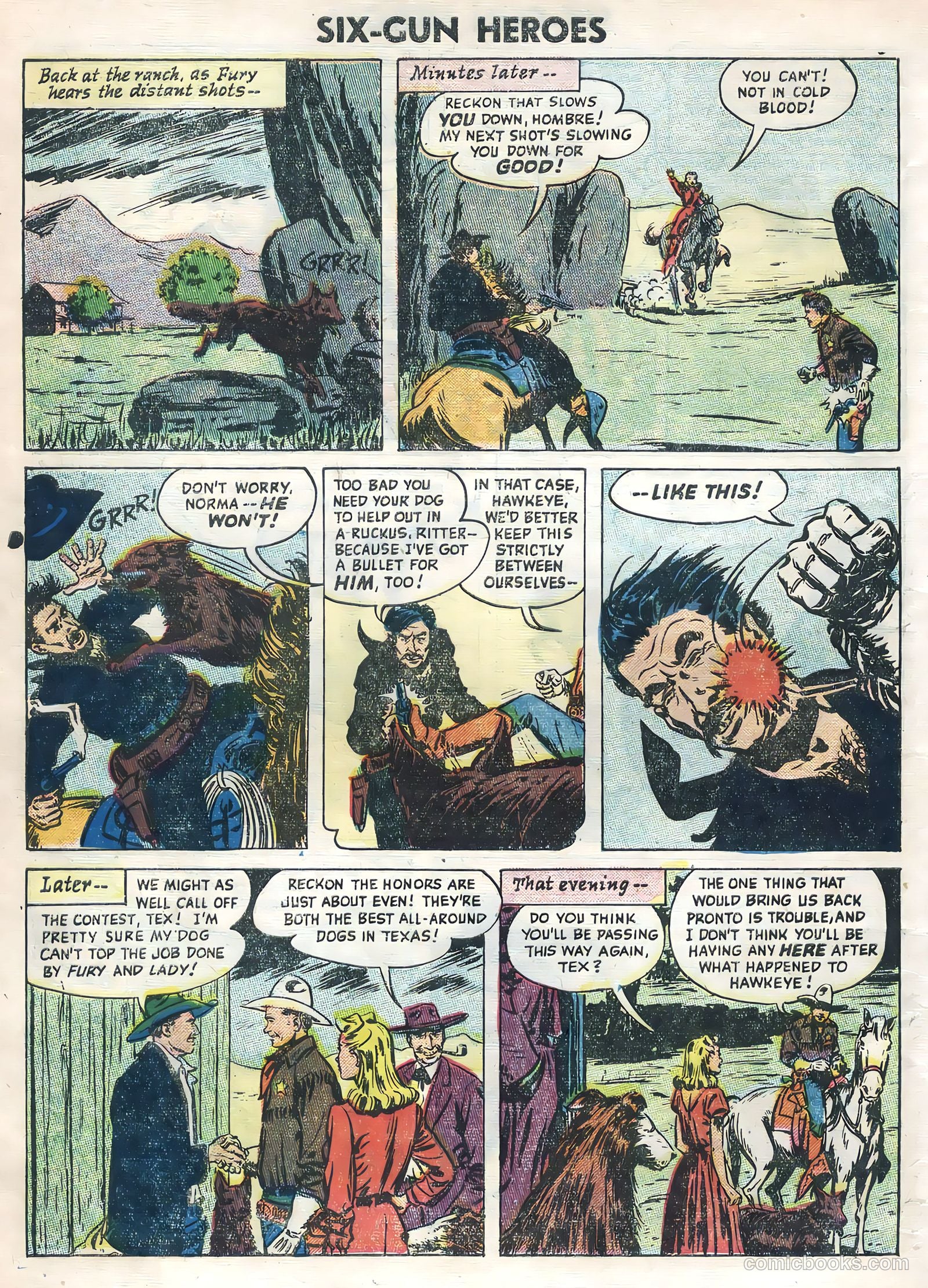 Six-Gun Heroes #35 (1955) — page 10 of 36