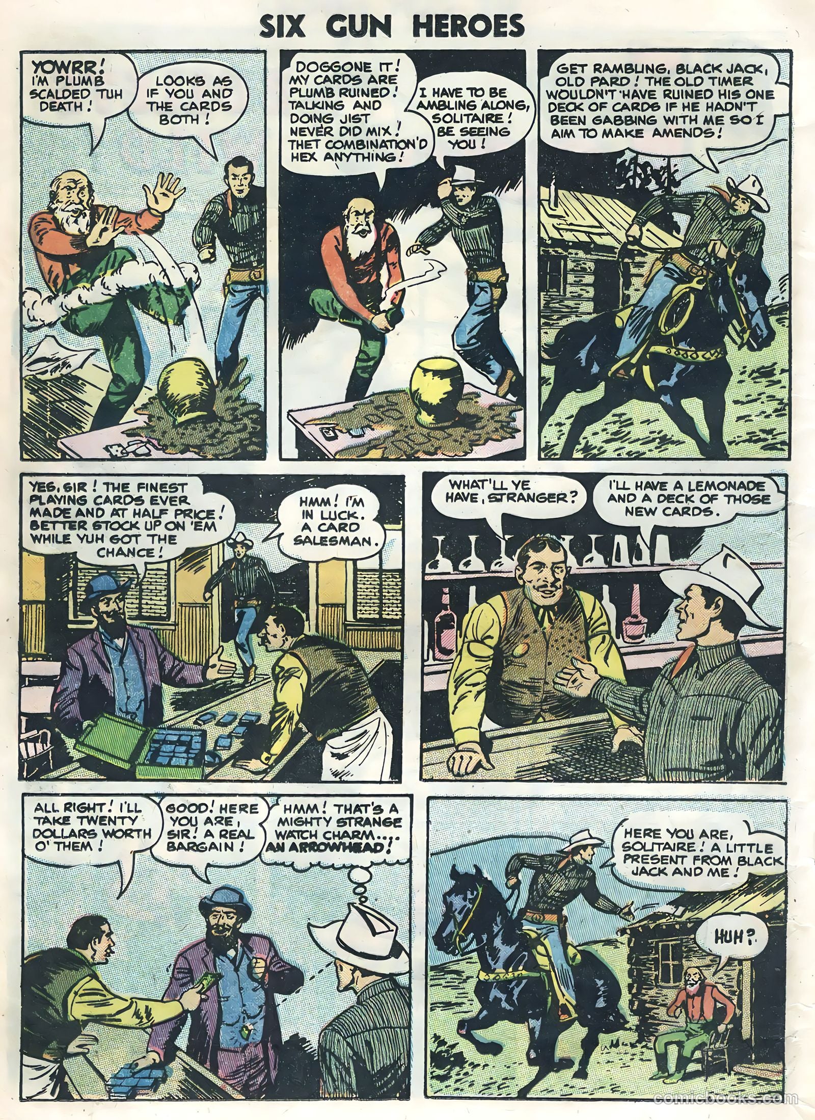 Six-Gun Heroes #35 (1955) — page 12 of 36