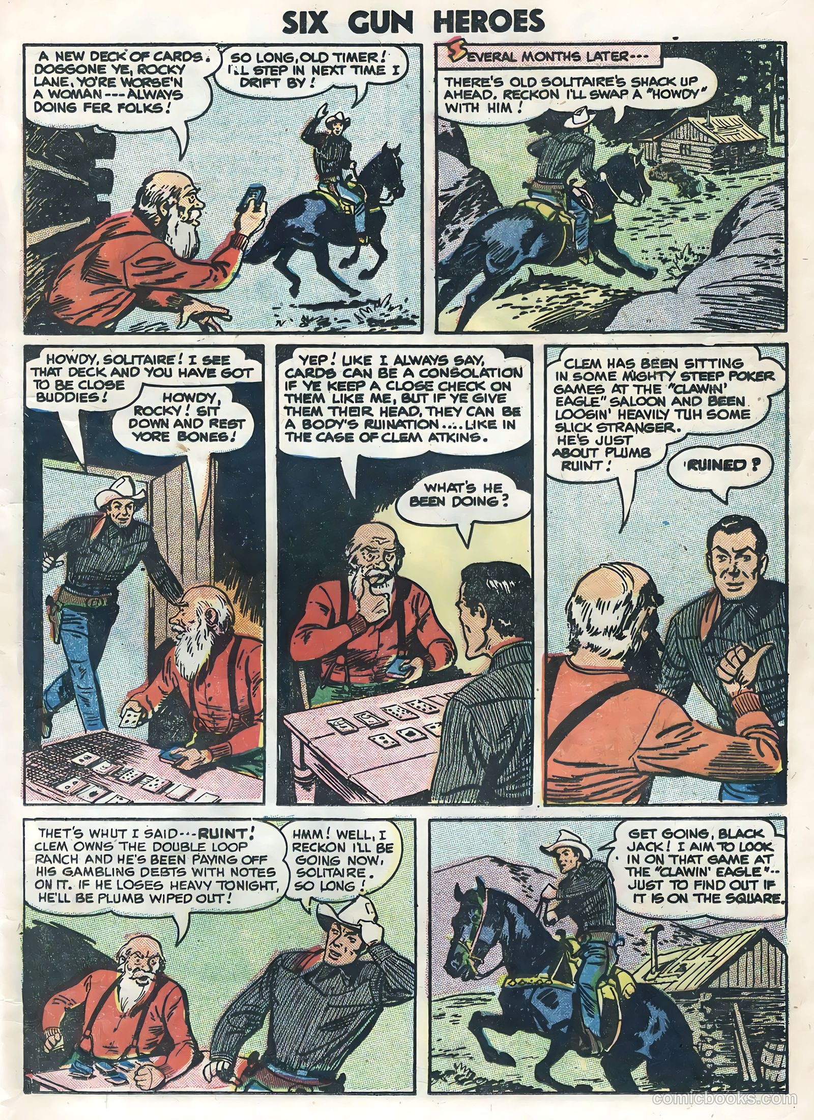 Six-Gun Heroes #35 (1955) — page 13 of 36