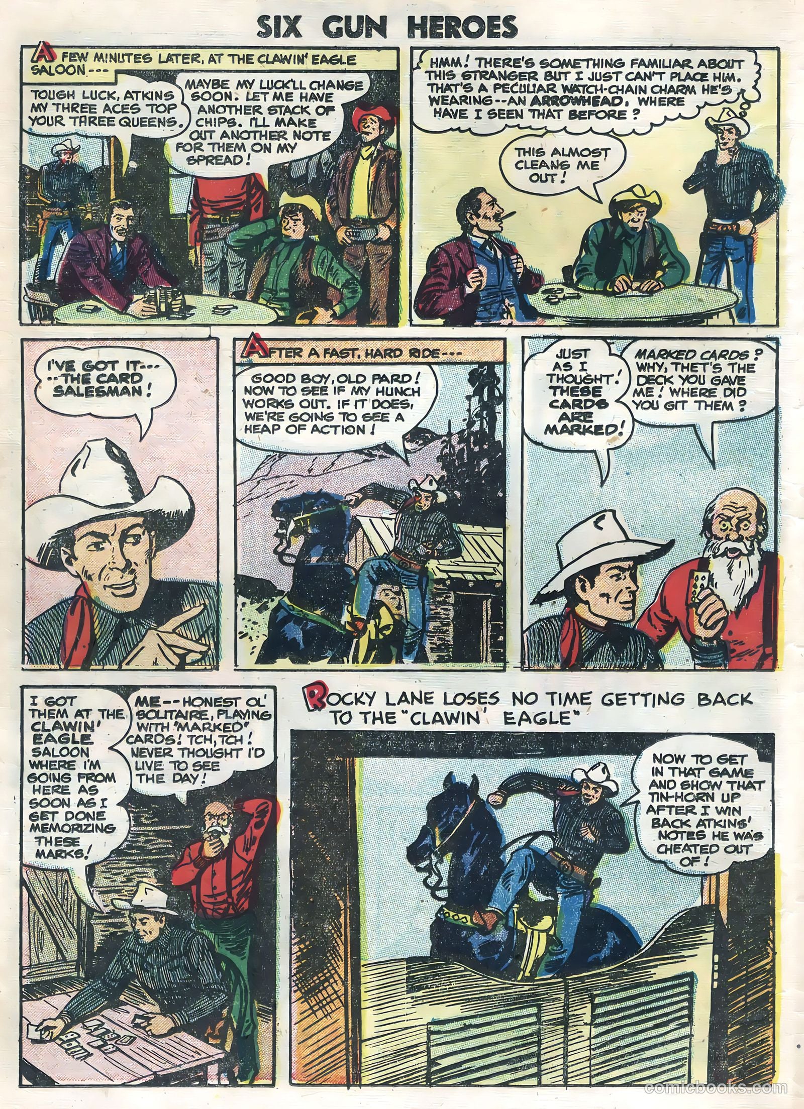Six-Gun Heroes #35 (1955) — page 14 of 36
