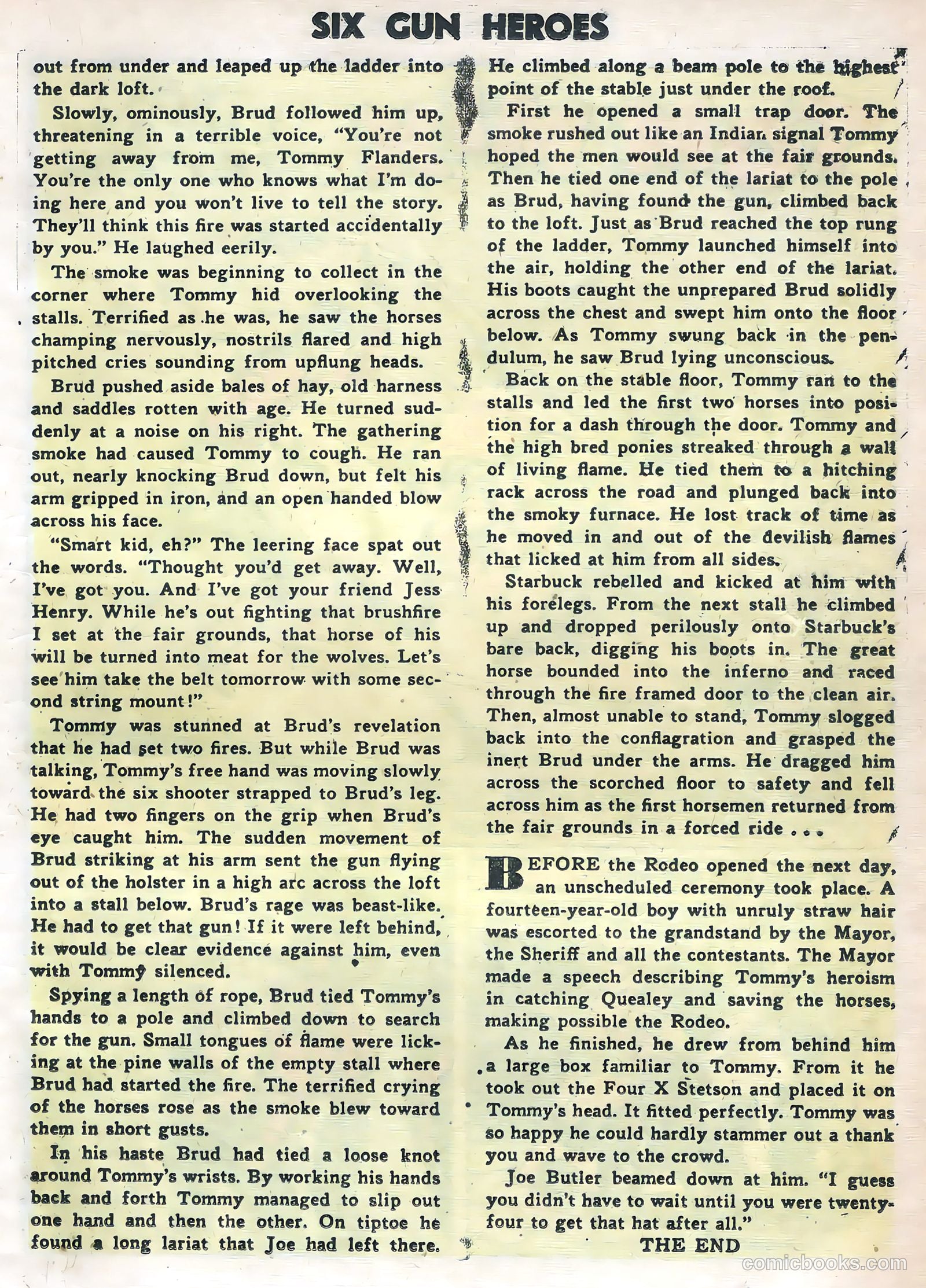 Six-Gun Heroes #35 (1955) — page 19 of 36