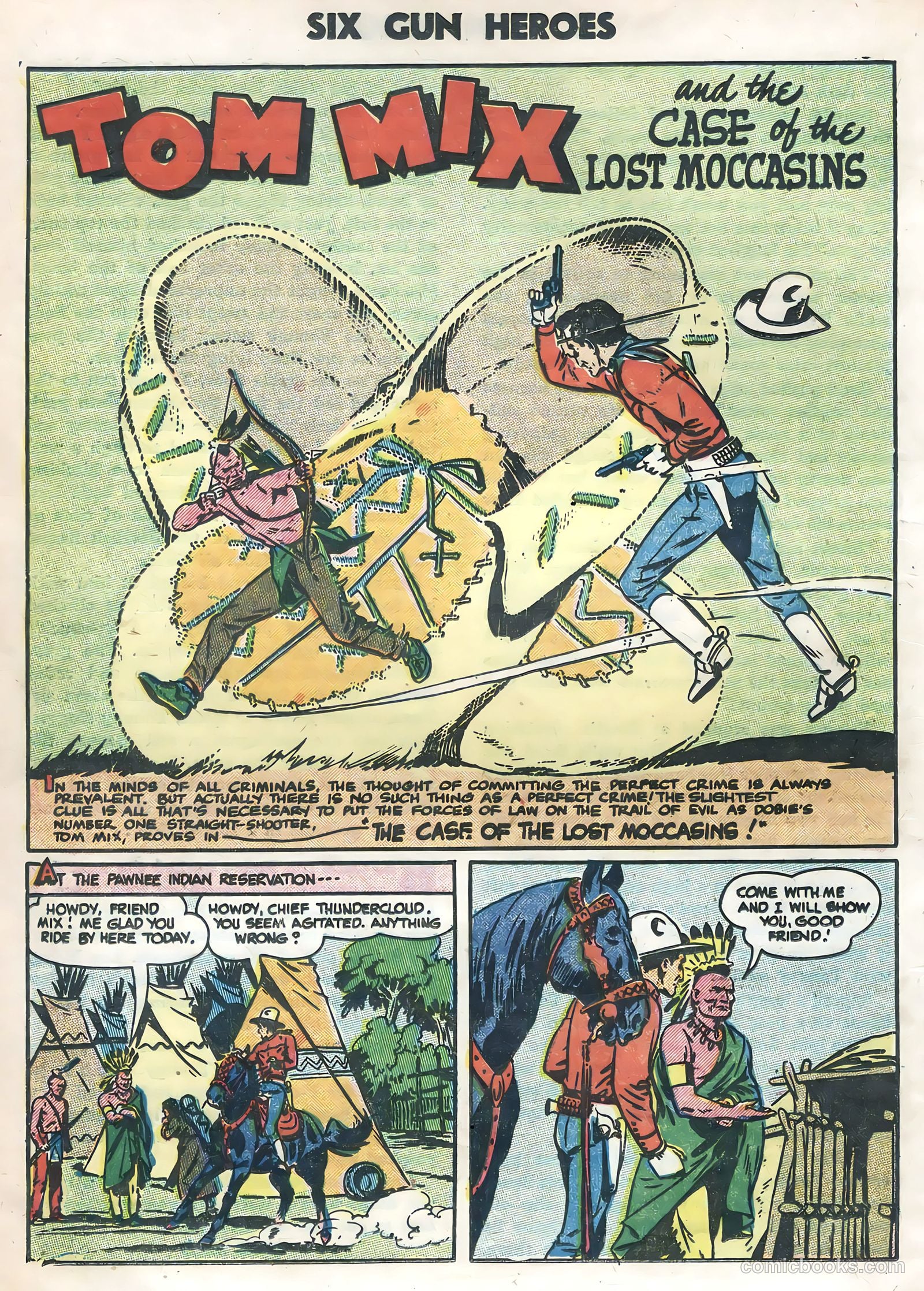 Six-Gun Heroes #35 (1955) — page 20 of 36