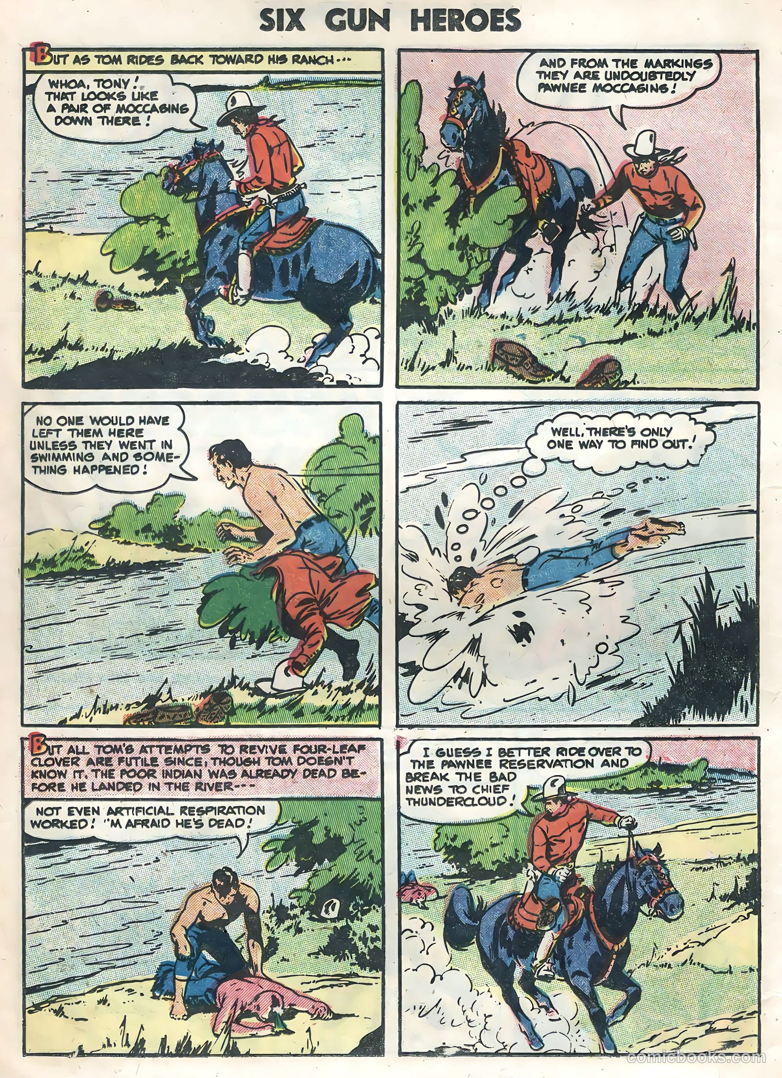 Six-Gun Heroes #35 (1955) — page 24 of 36