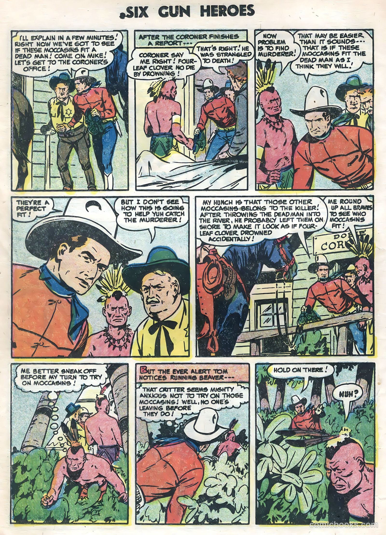Six-Gun Heroes #35 (1955) — page 26 of 36