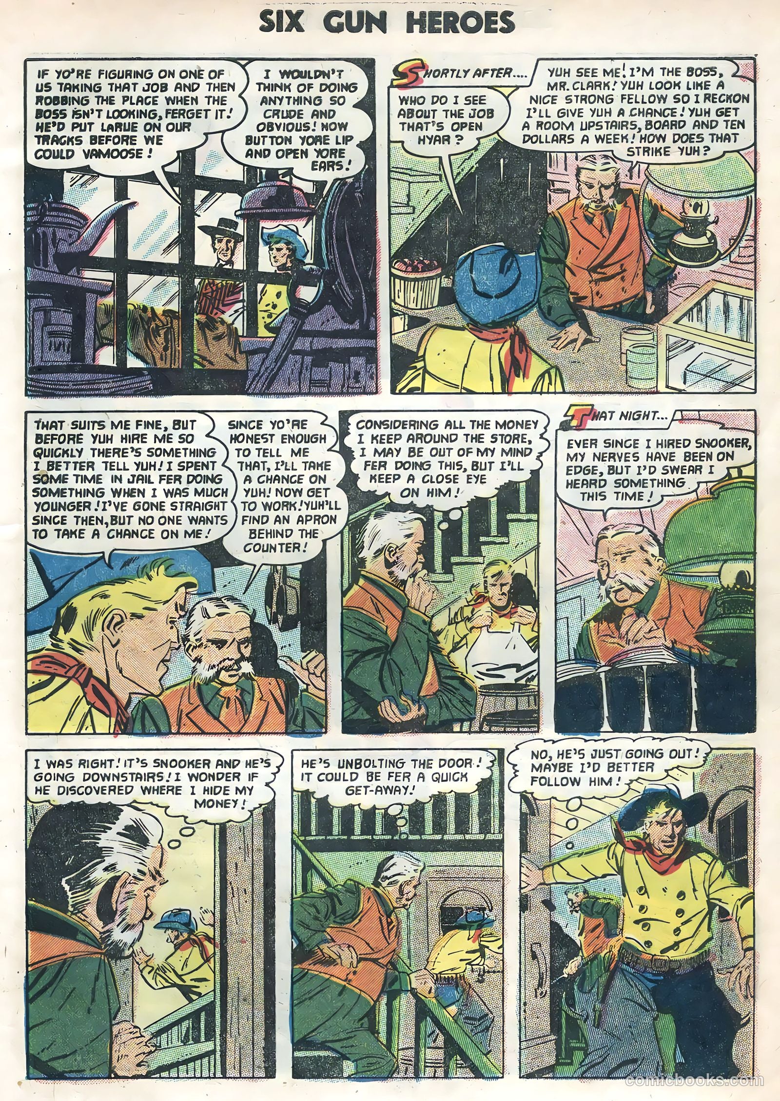 Six-Gun Heroes #35 (1955) — page 29 of 36