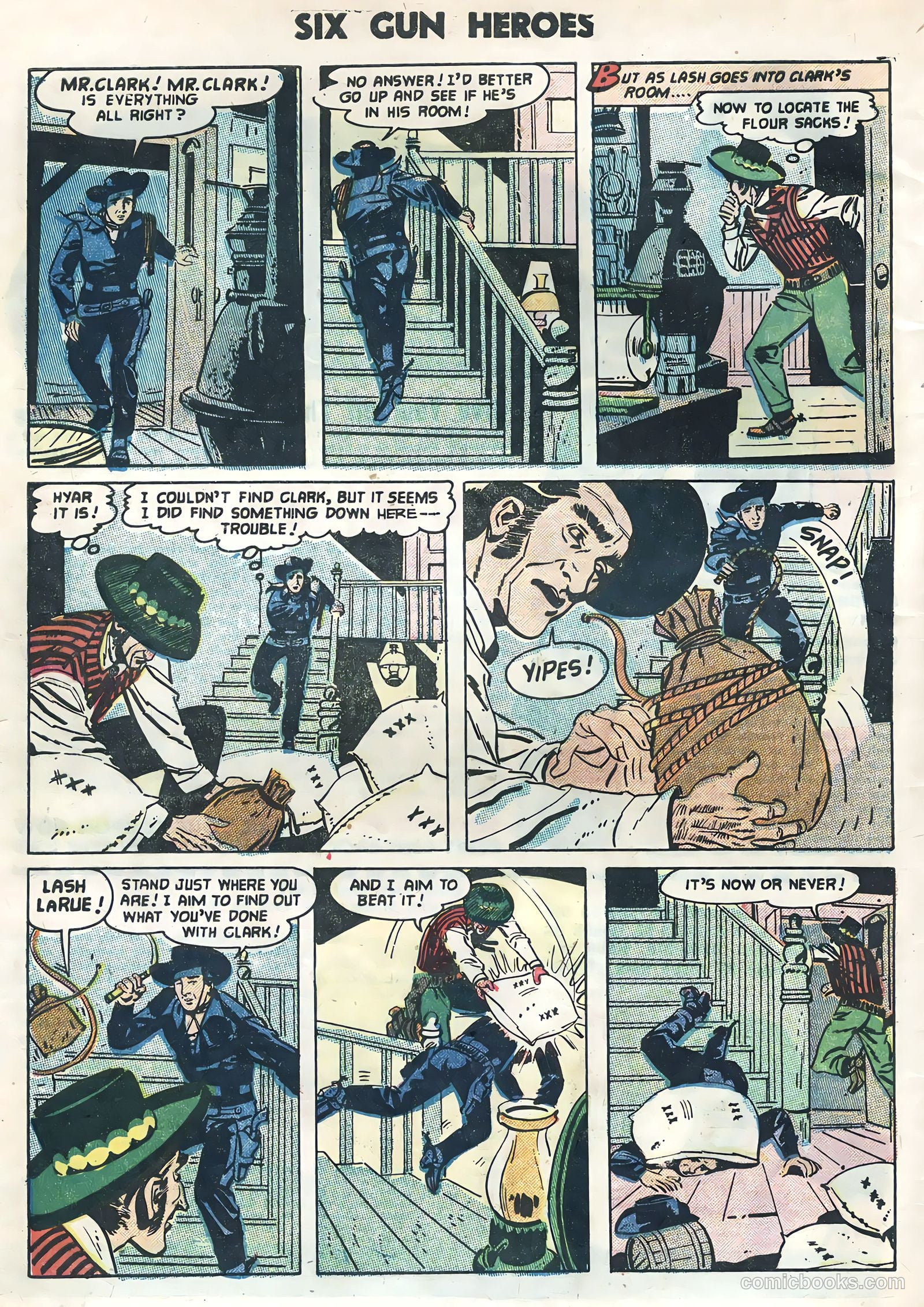 Six-Gun Heroes #35 (1955) — page 32 of 36