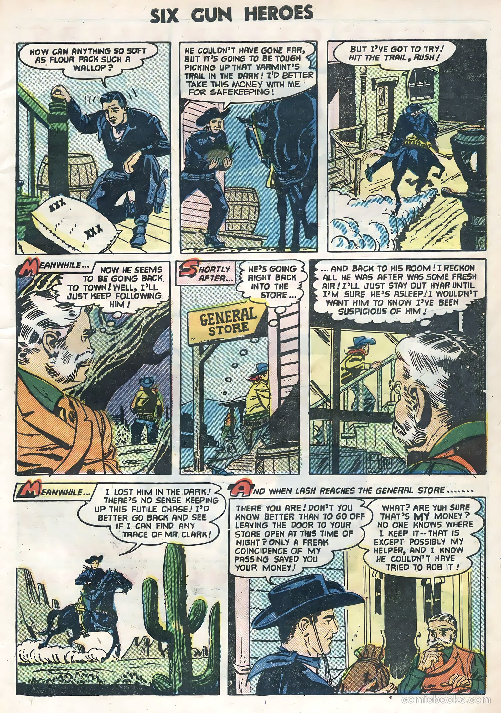 Six-Gun Heroes #35 (1955) — page 33 of 36